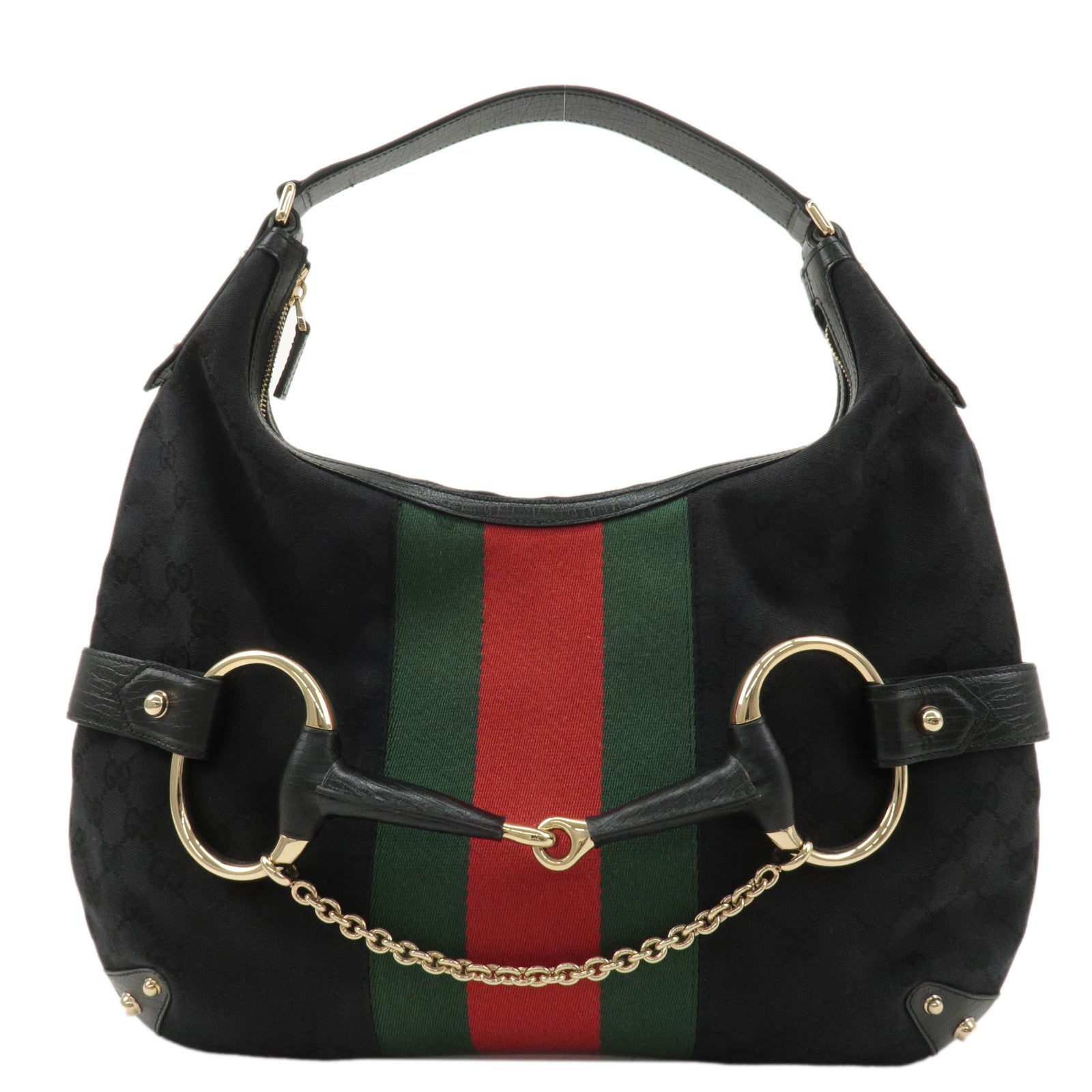 Black - Bag - Shoulder - Canvas - Leather - Gucci Beauty