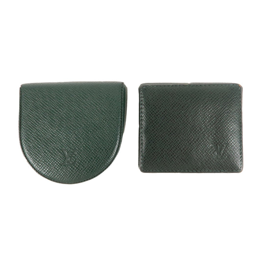 Louis-Vuitton-Taiga-Set-of-2-Coin-Case-Epicea-M30384-M30374