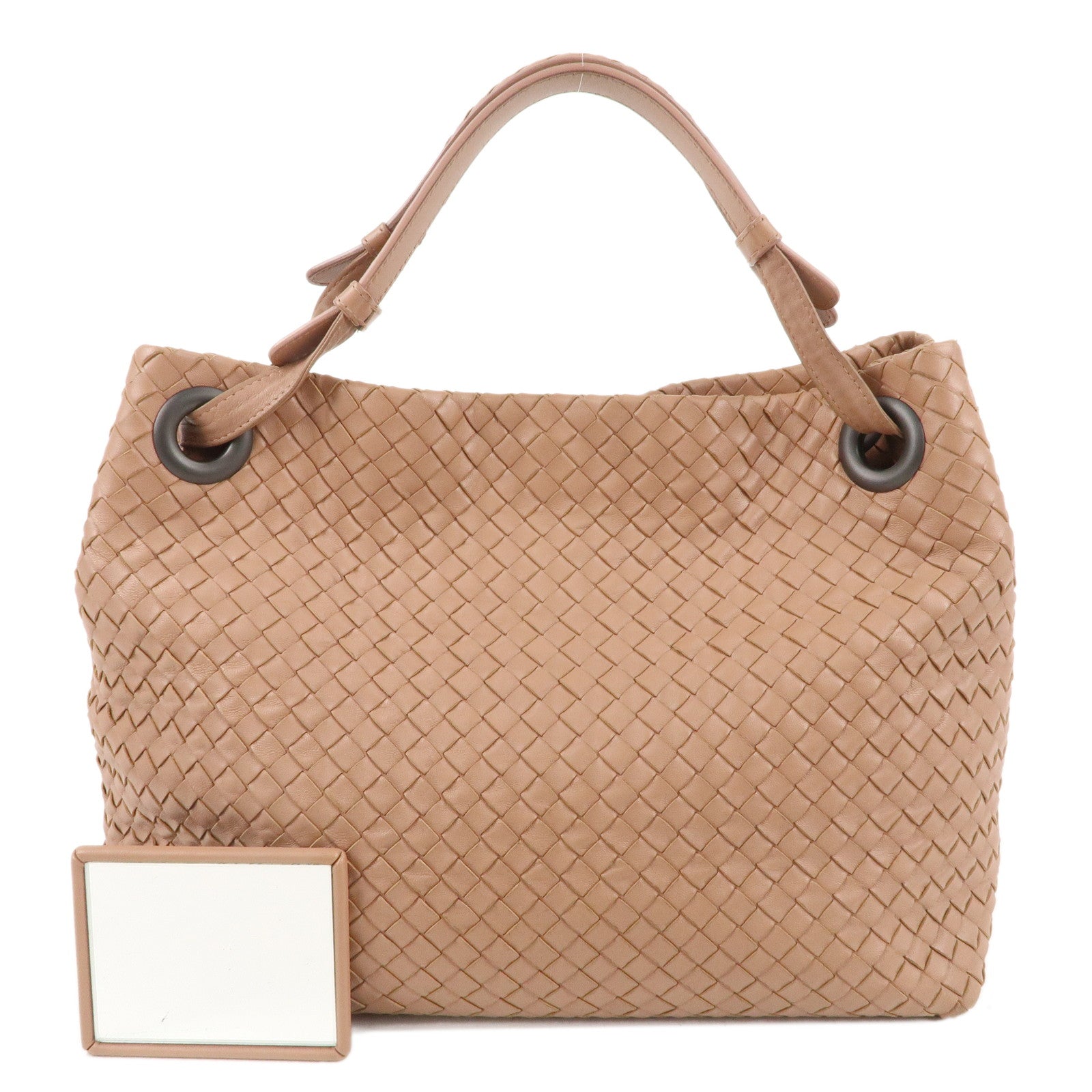 BOTTEGA VENETA Intrecciato Large Garda Bag Pink Beige 576593 dct ep vintage luxury Store