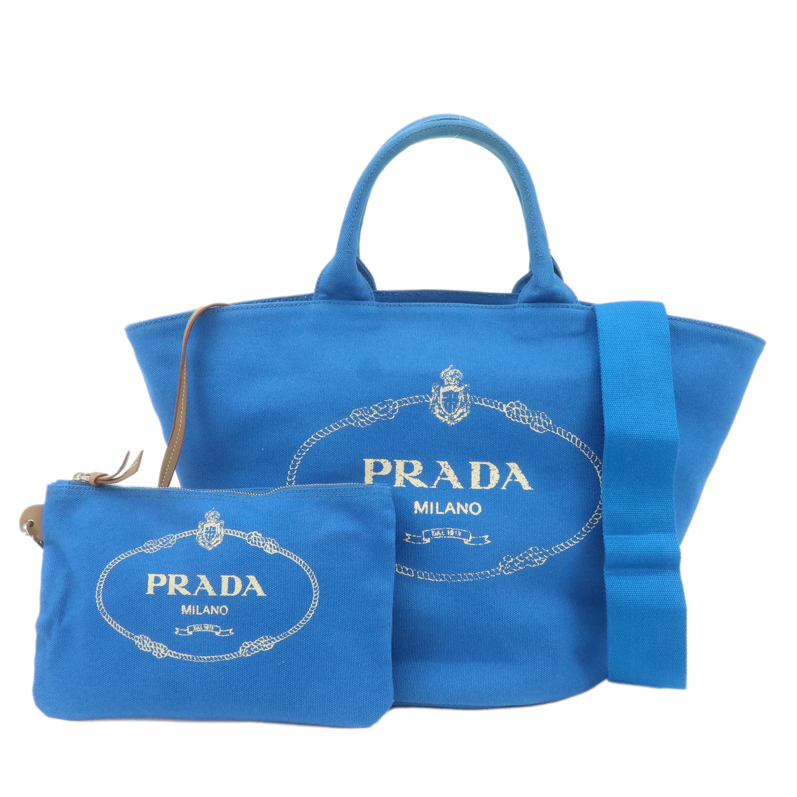 Leather Bag Bag Prada lined gloves Black PRADA 1BG163 prada black trench coat Canvas Canapa Hand Bag Tote Blue 2Way