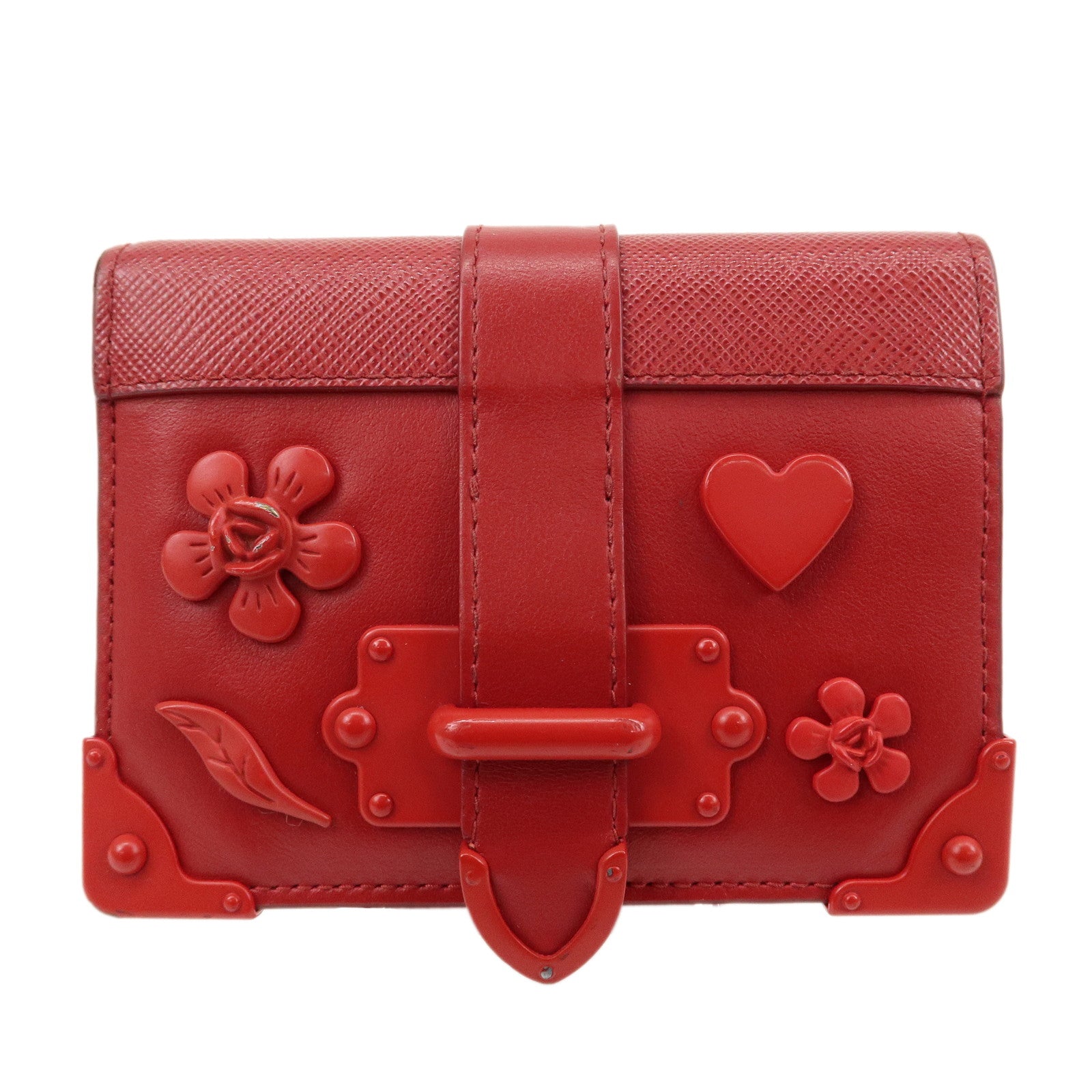 Prada heart wallet hotsell