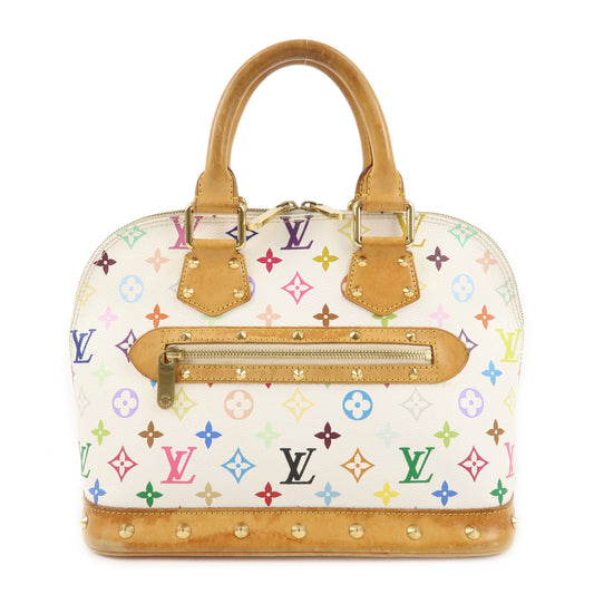 Louis-Vuitton-Monogram-Multi-Color-Alma-PM-Hand-Bag-Blanc-M92647