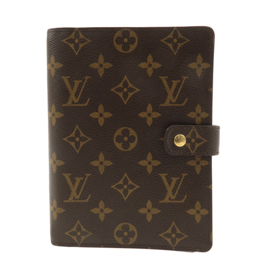 Louis-Vuitton-Monogram-Agenda-MM-Planner-Cover-Brown-R20105