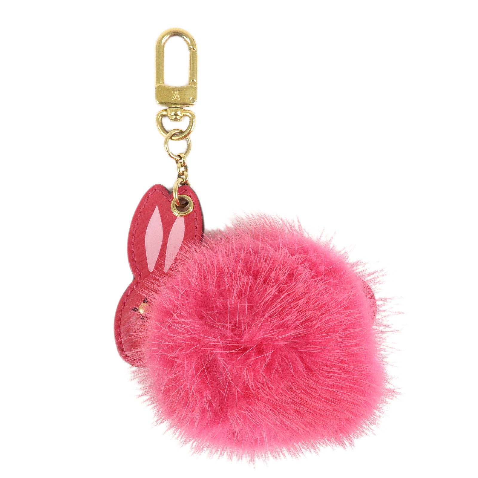 Louis-Vuitton-Porte-Cles-Mother's-Day-Fur-Bag-Charm-Rabbit-M62571