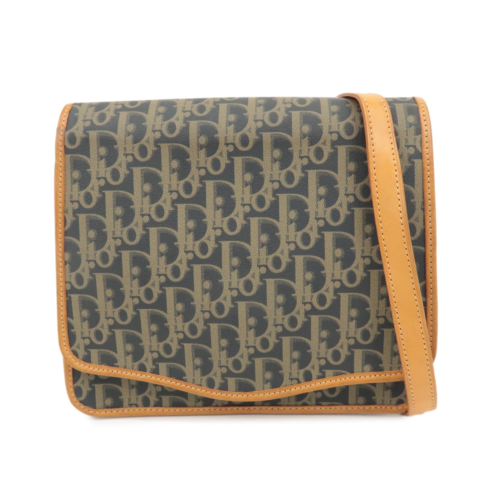 Christian-Dior-Torotter-PVC-Leather-Shoulder-Bag-Crossbody-Bag