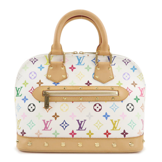Louis-Vuitton-Monogram-Multicolor-Alma-PM-Hand-Bag-Blanc-M92647