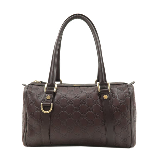 GUCCI-Abbey-Guccissima-Leather-Mini-Boston-Bag-Dark-Brown-130942