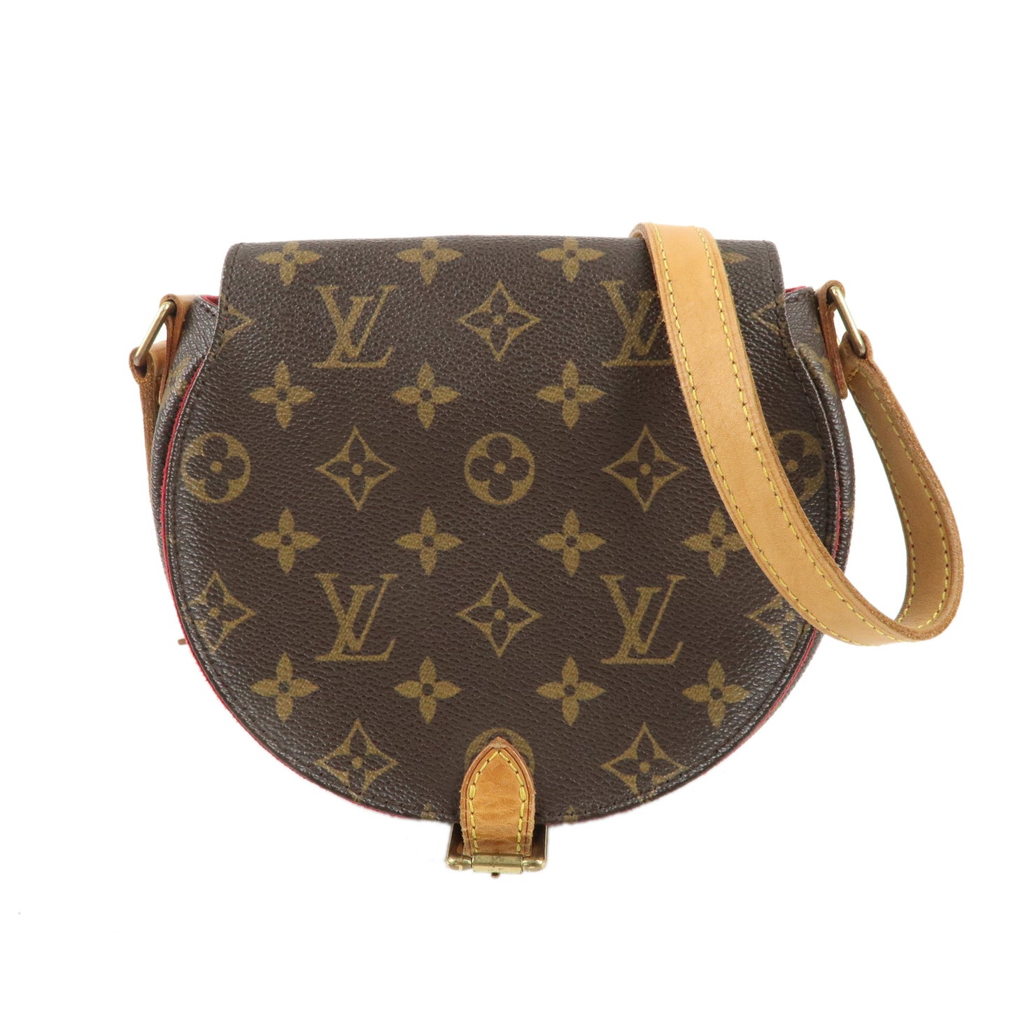 Louis Vuitton Monogram Tamburan Shoulder Bag Brown M51179