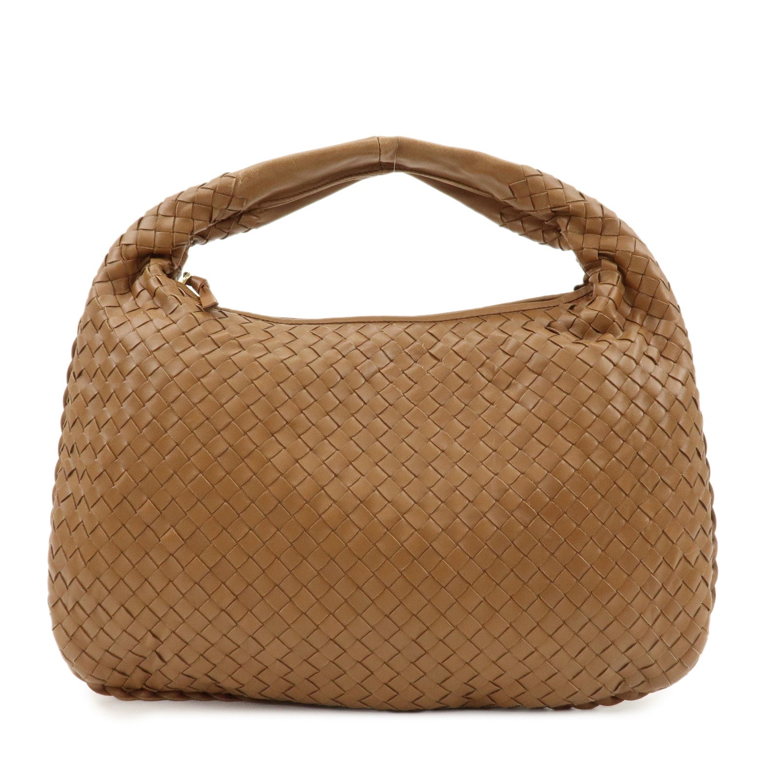 BOTTEGA-VENETA-Hobo-Intrecciato-Leather-Shoulder-Bag-Brown-115653