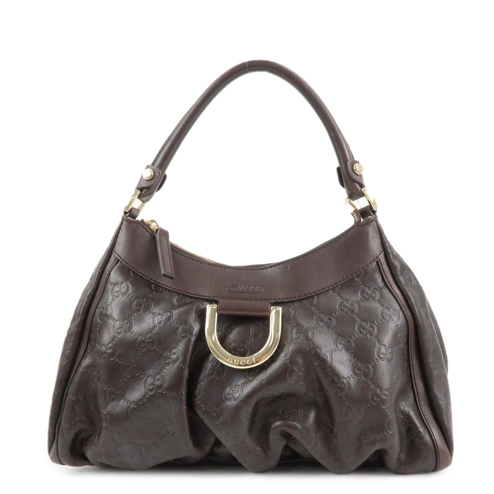 GUCCI-Abbey-Guccissima-Leather-Shoulder-Bag-Dark-Brown-190525