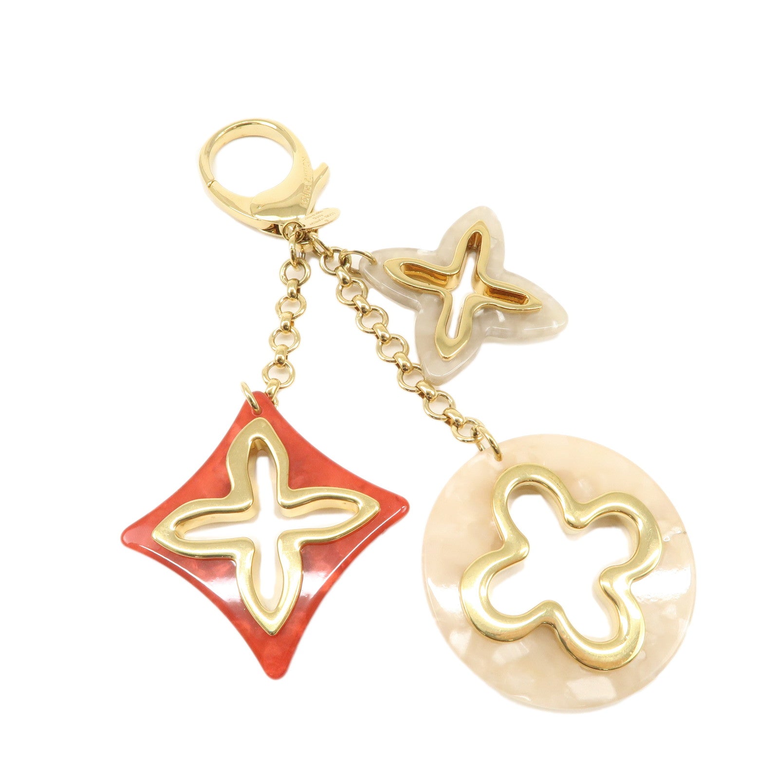 Louis-Vuitton-Bijoux-Sac-Insolence-Bag-Charm-Gold-Pink-Red-M67947