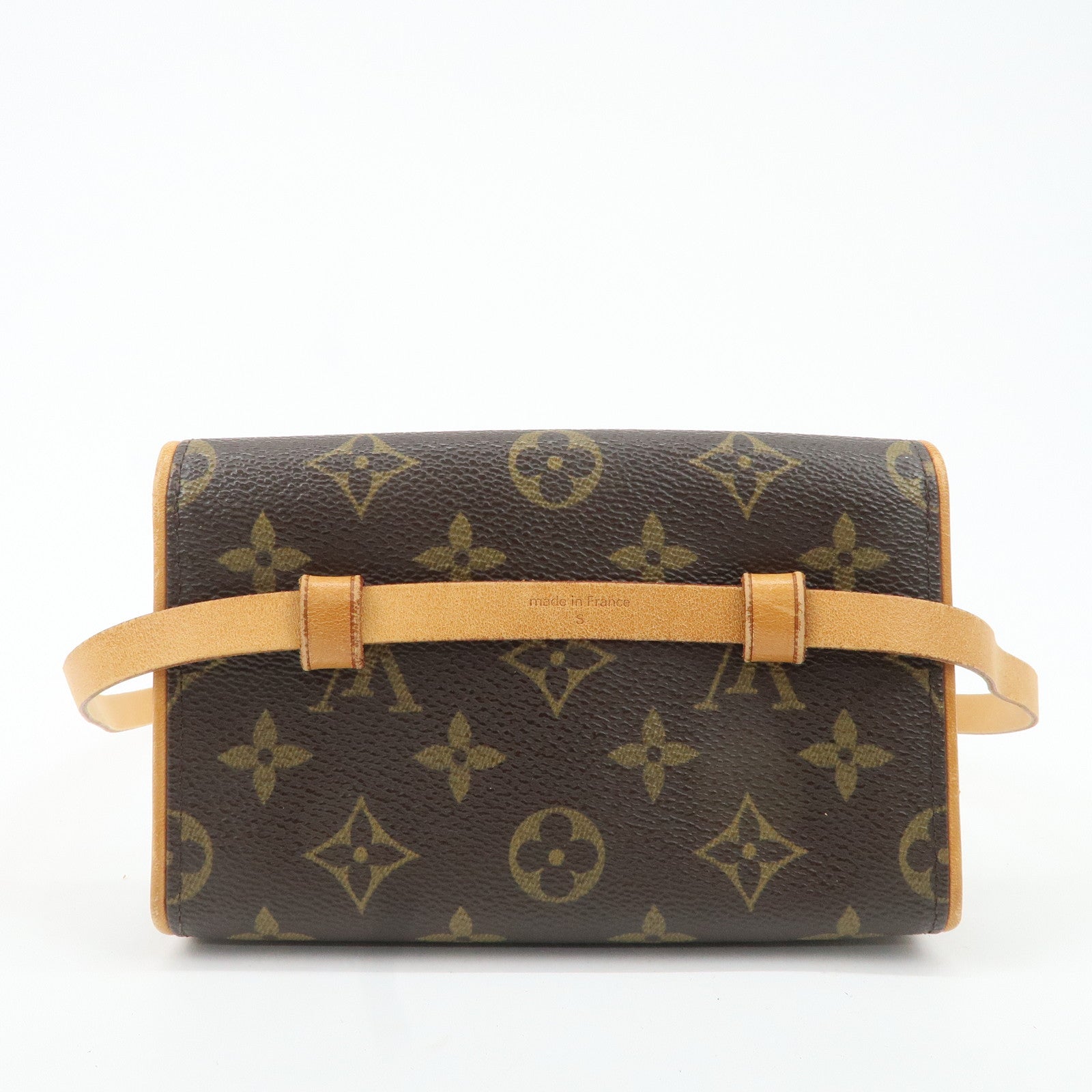 Louis Vuitton Monogram Pochette Florentine Waist Bag Belt S M51855 Used