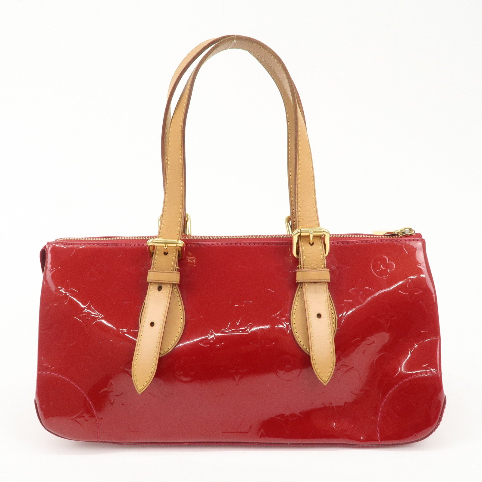 Louis Vuitton Vernis Rosewood Avenue Hand Bag Pomme D'Amour M93507 Used