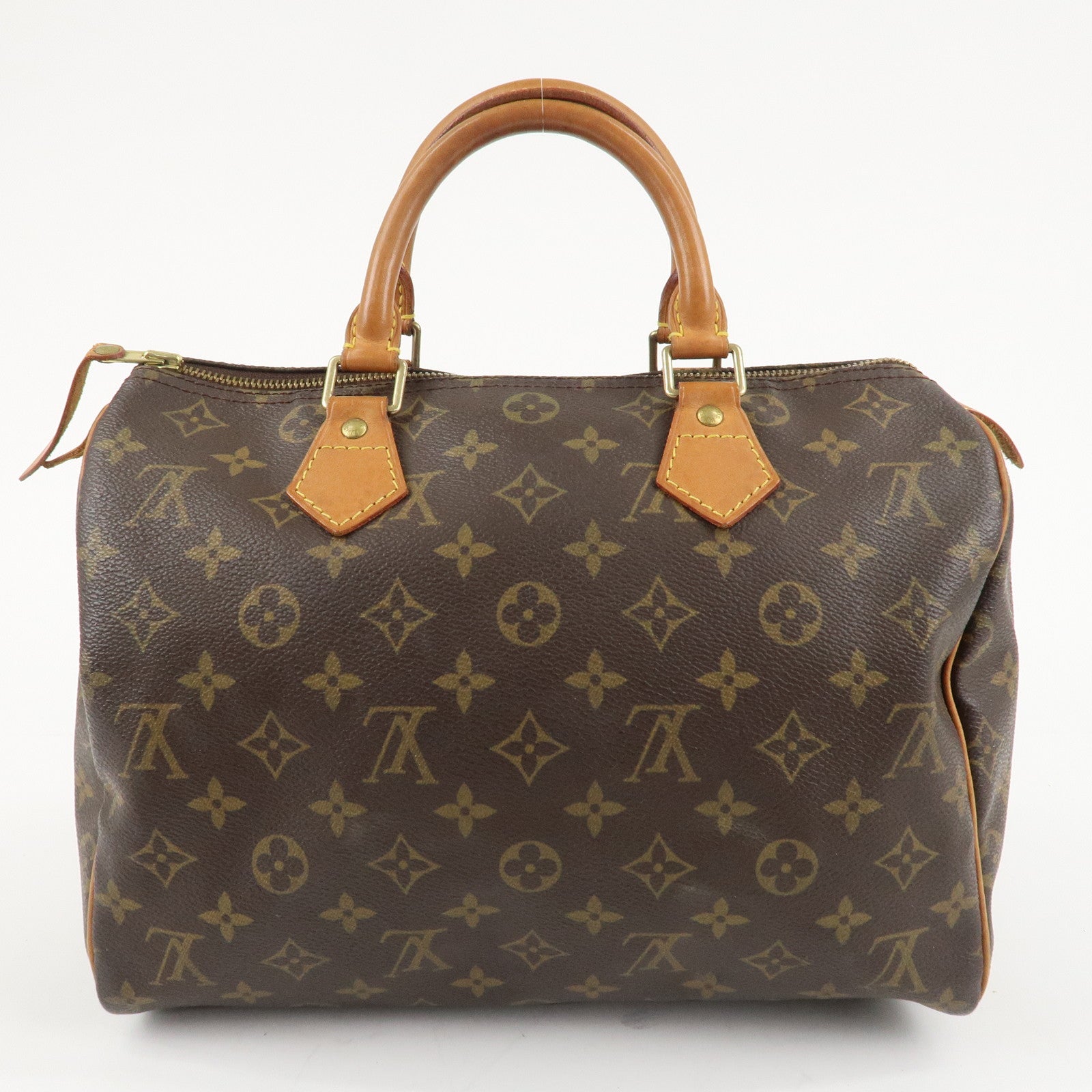 Louis Vuitton Monogram Speedy 30 Hand Bag Boston Bag M41526 Used