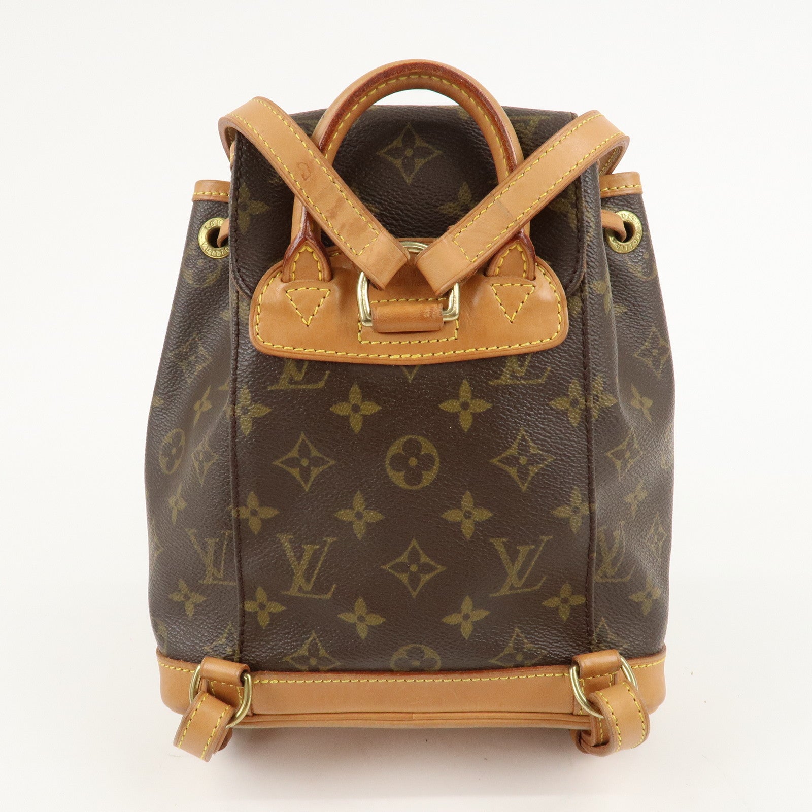 Louis Vuitton Monogram Mini Montsouris Back Pack Bag M51137 Used