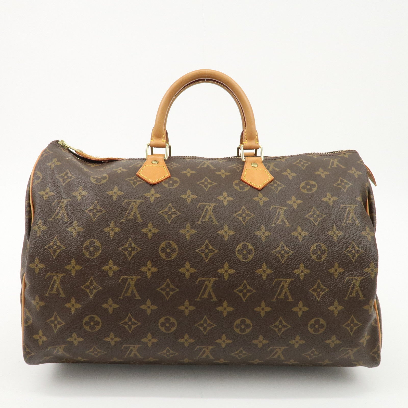 Louis Vuitton Monogram Speedy 40 Hand Bag Boston Bag M41522 Used