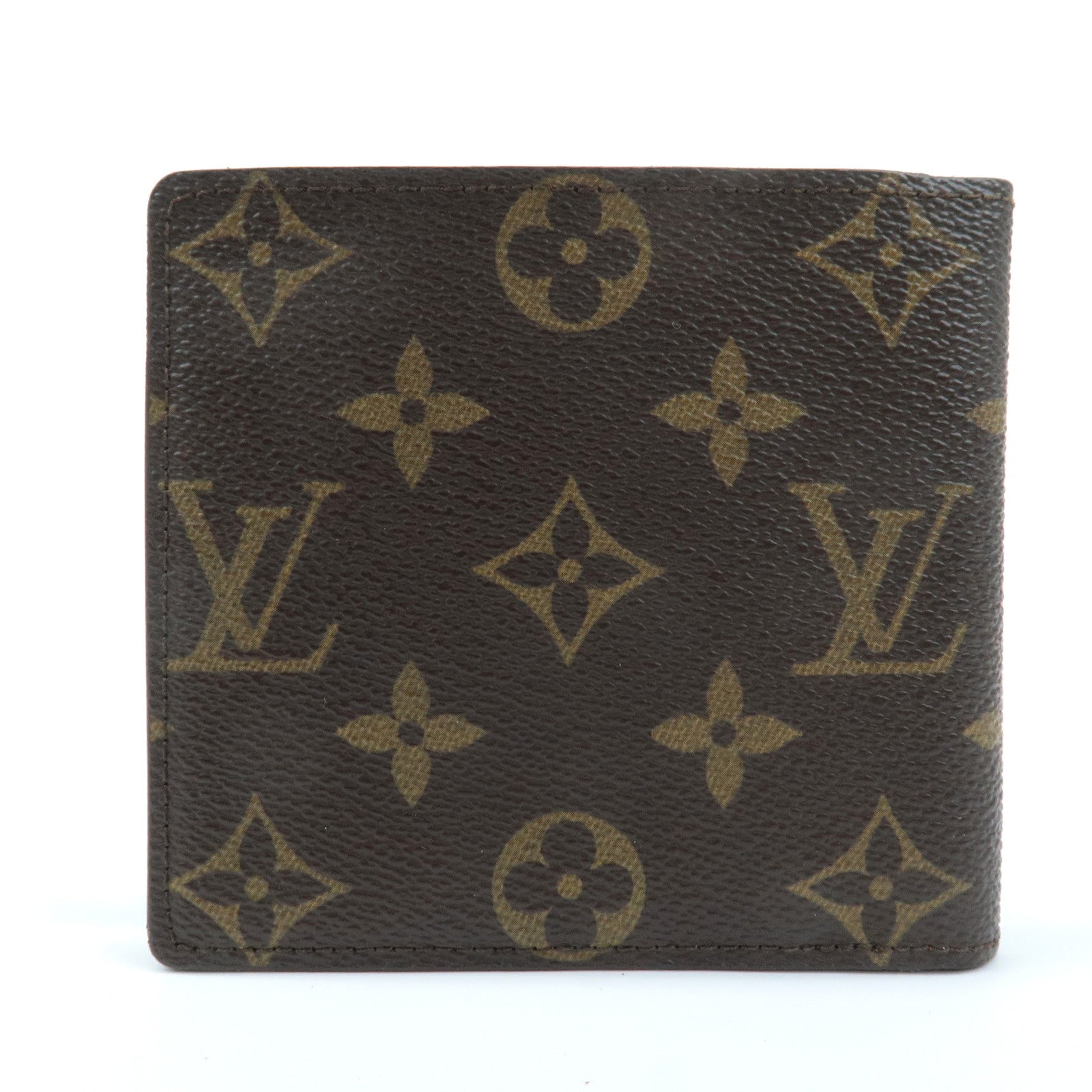 Louis Vuitton Monogram Porte Billets Carte Credit Brown M60879 Used