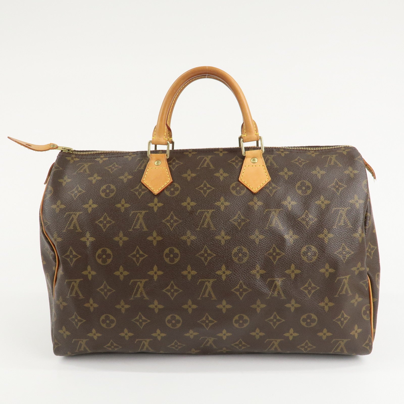Louis Vuitton Monogram Speedy 40 Hand Bag Boston Bag M41522 Used