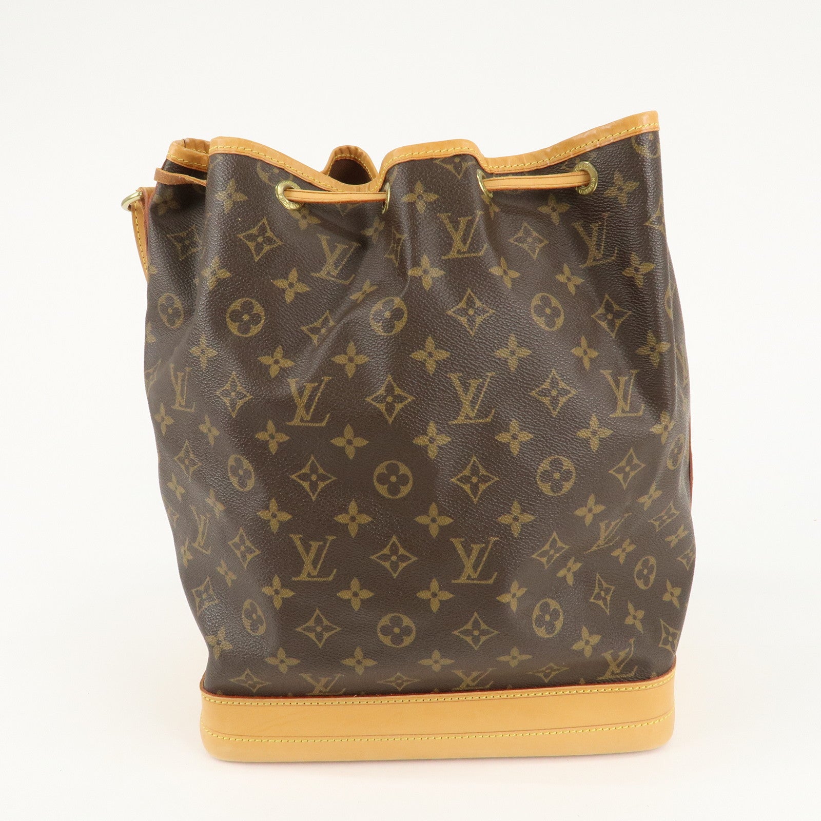 Louis Vuitton Monogram Noe Shoulder Bag Hand Bag Brown M42224 Used