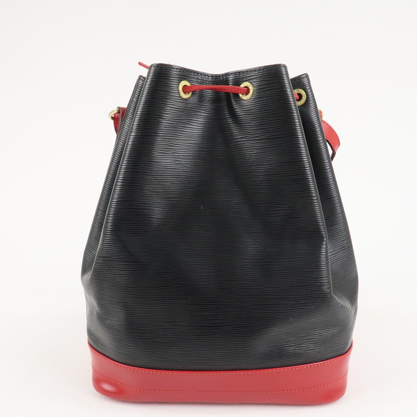 Louis Vuitton Epi Noe Shoulder Bag Noir Castilian Red M44017 Used