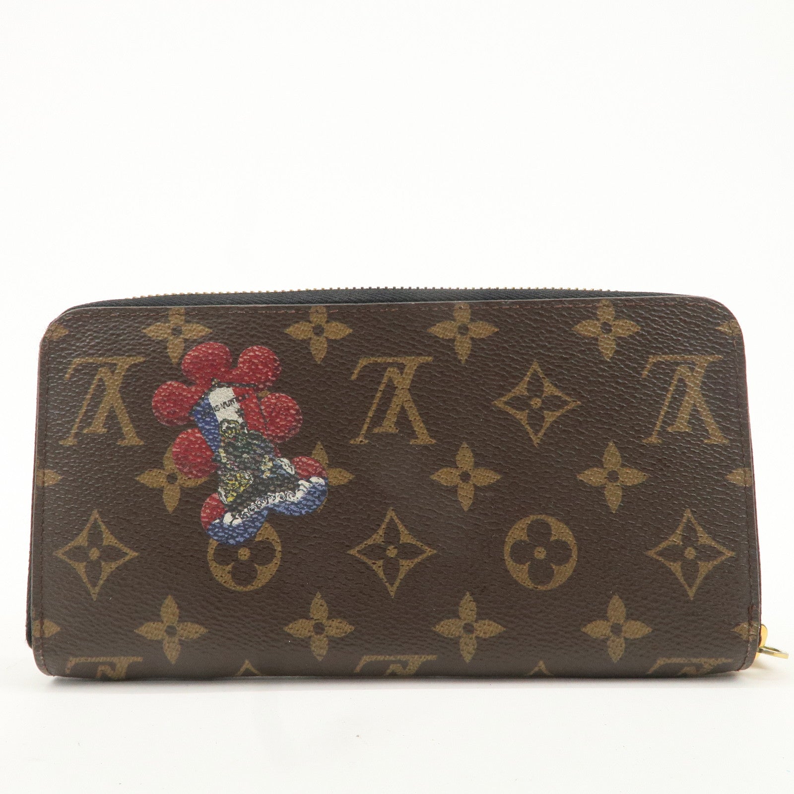 Louis Vuitton Zippy Wallet Kansai Yamamoto Kabuki Daruma M67249 Used