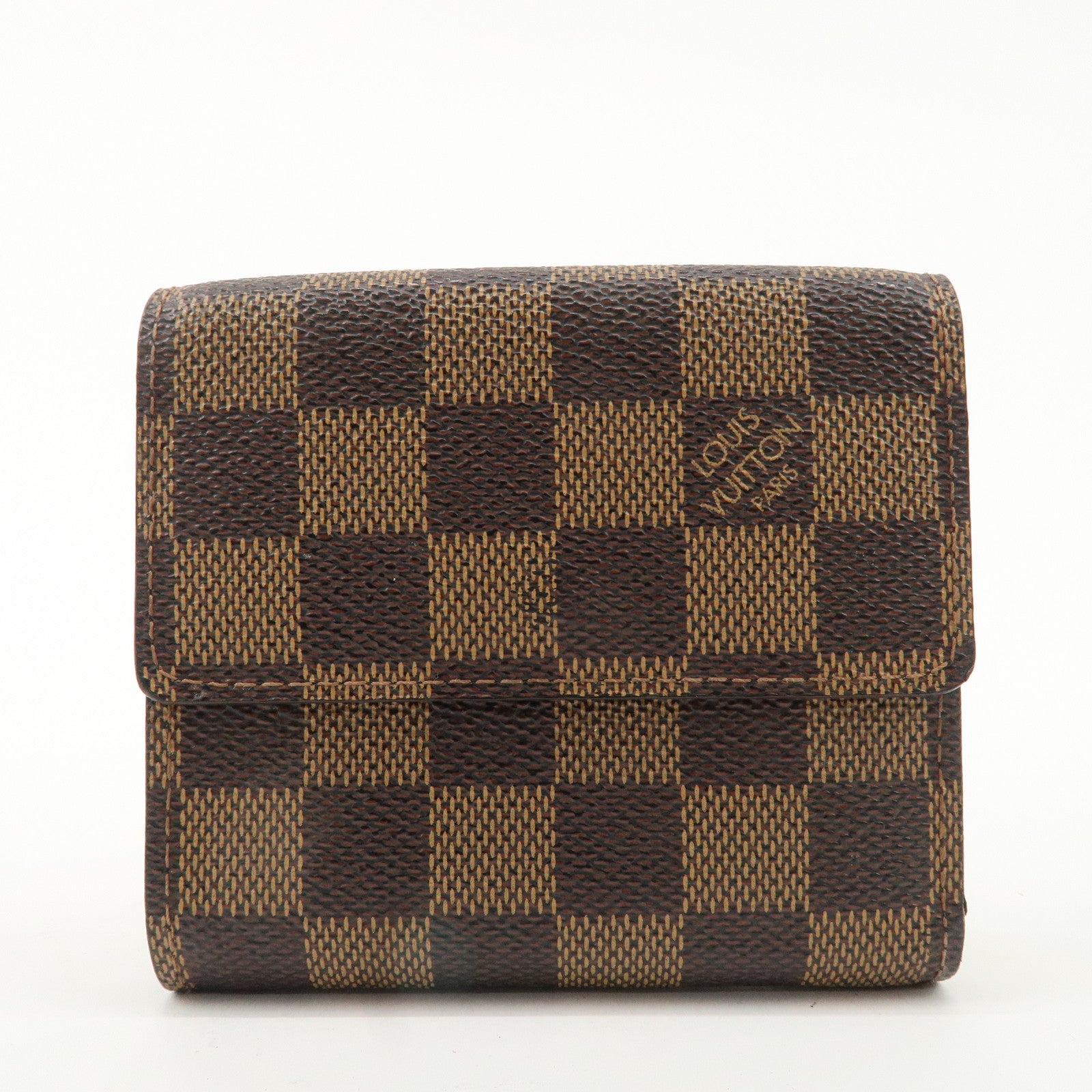 Louis Vuitton Damier Porte Monnaie Bier Carte Credit N61652 Used