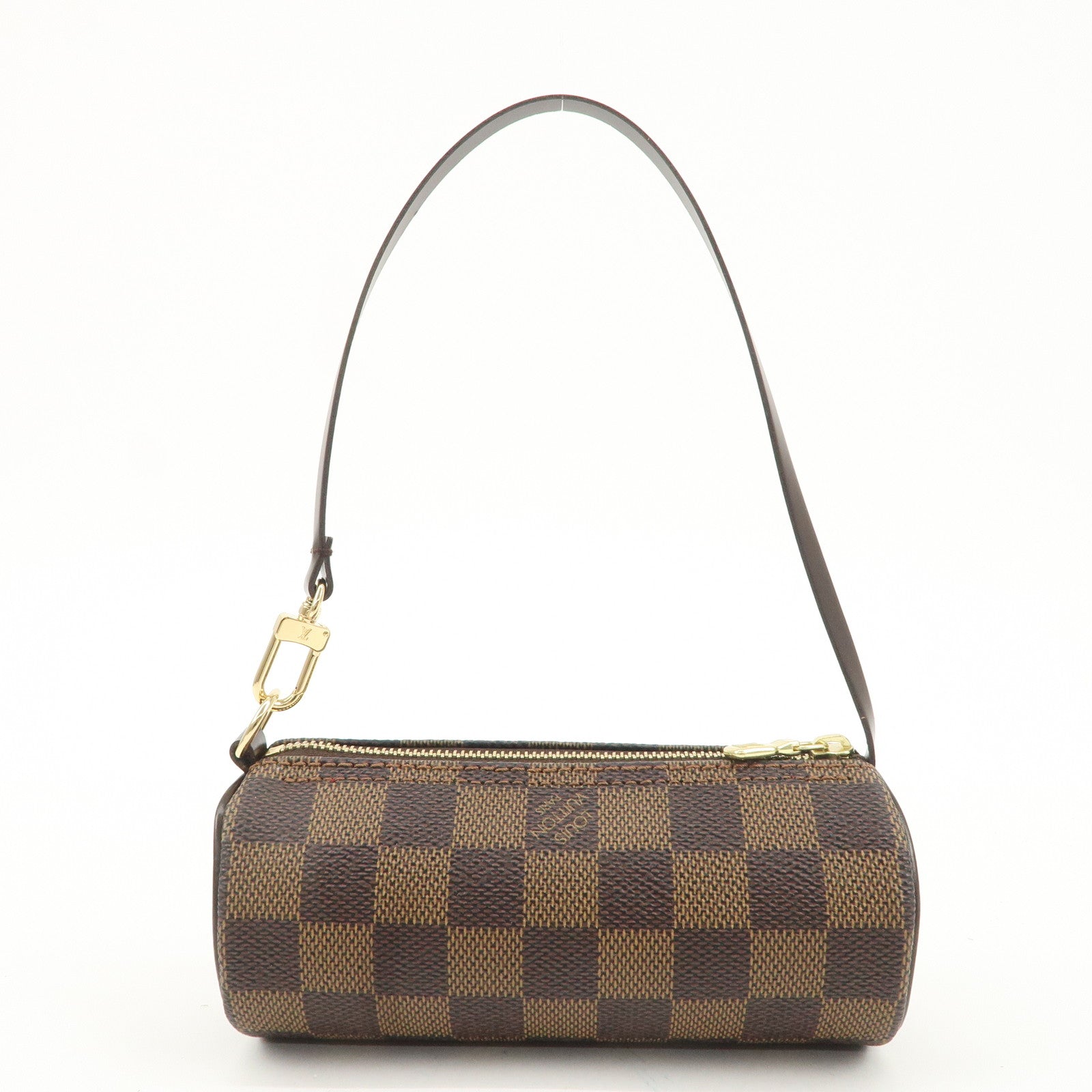 Louis Vuitton Damier Ebene Pouch for Papillon Bag Brown Used
