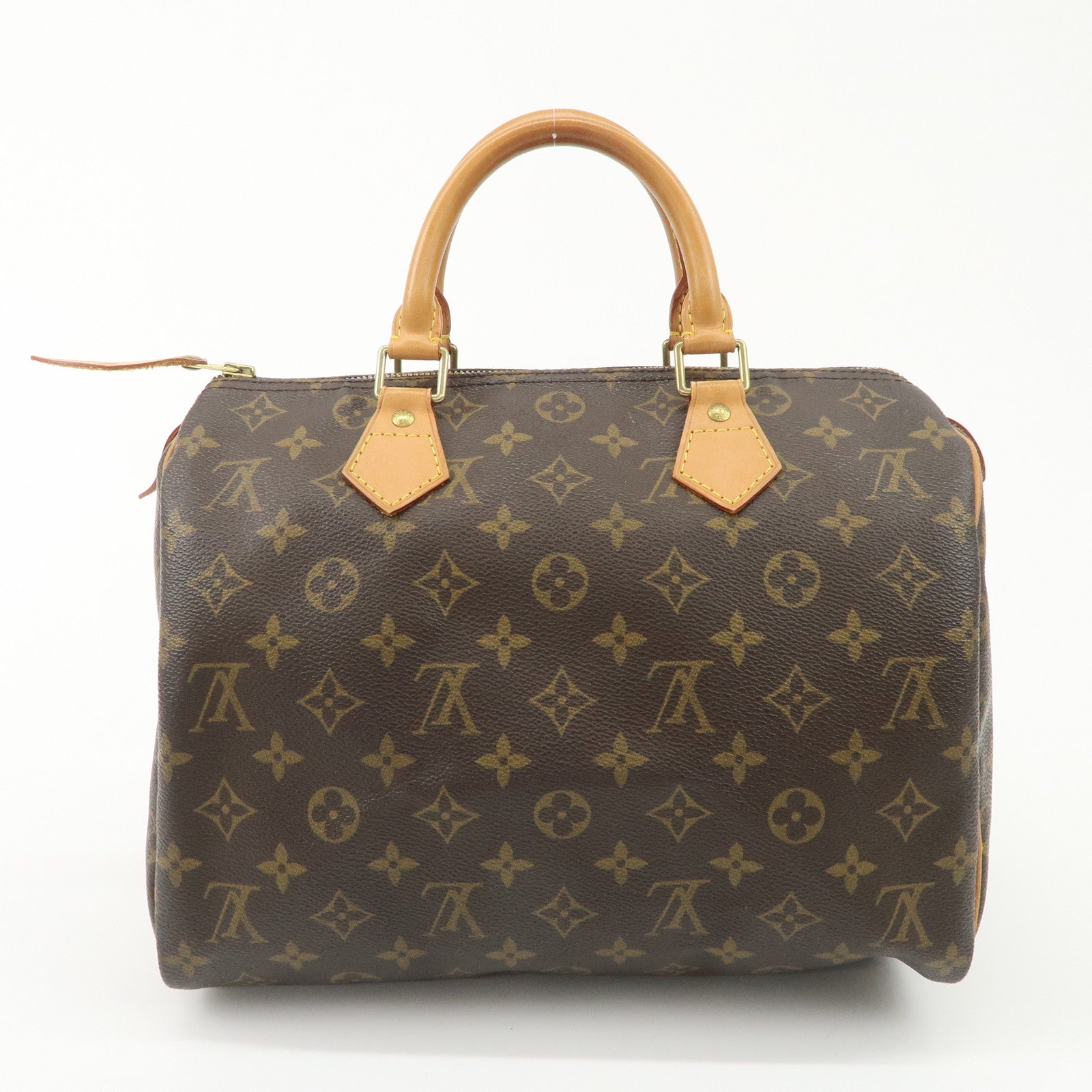 Louis Vuitton Monogram Speedy 30 Hand Bag Boston Bag M41108 Used