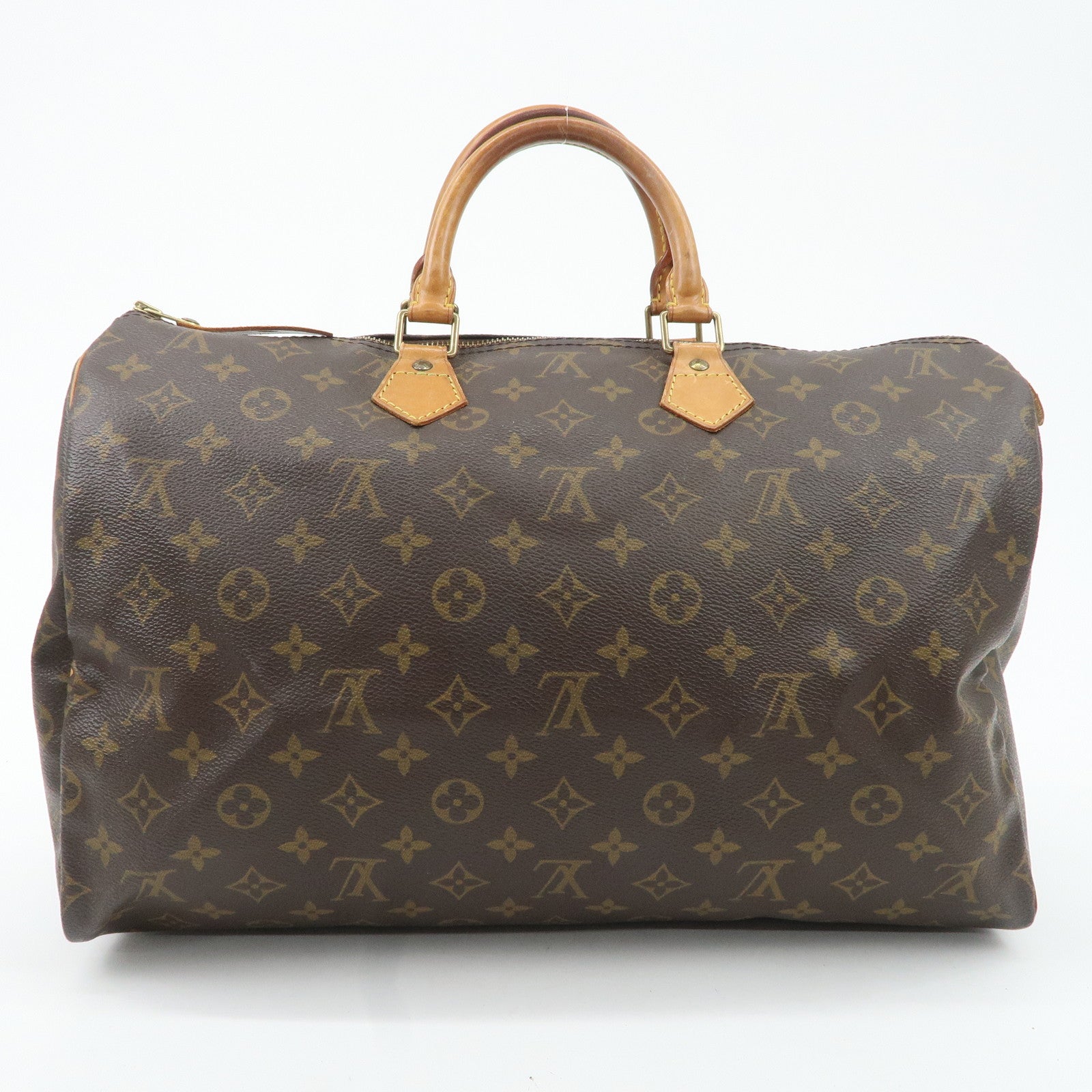 Louis Vuitton Monogram Speedy 40 Hand Bag Boston Bag M41522 Used