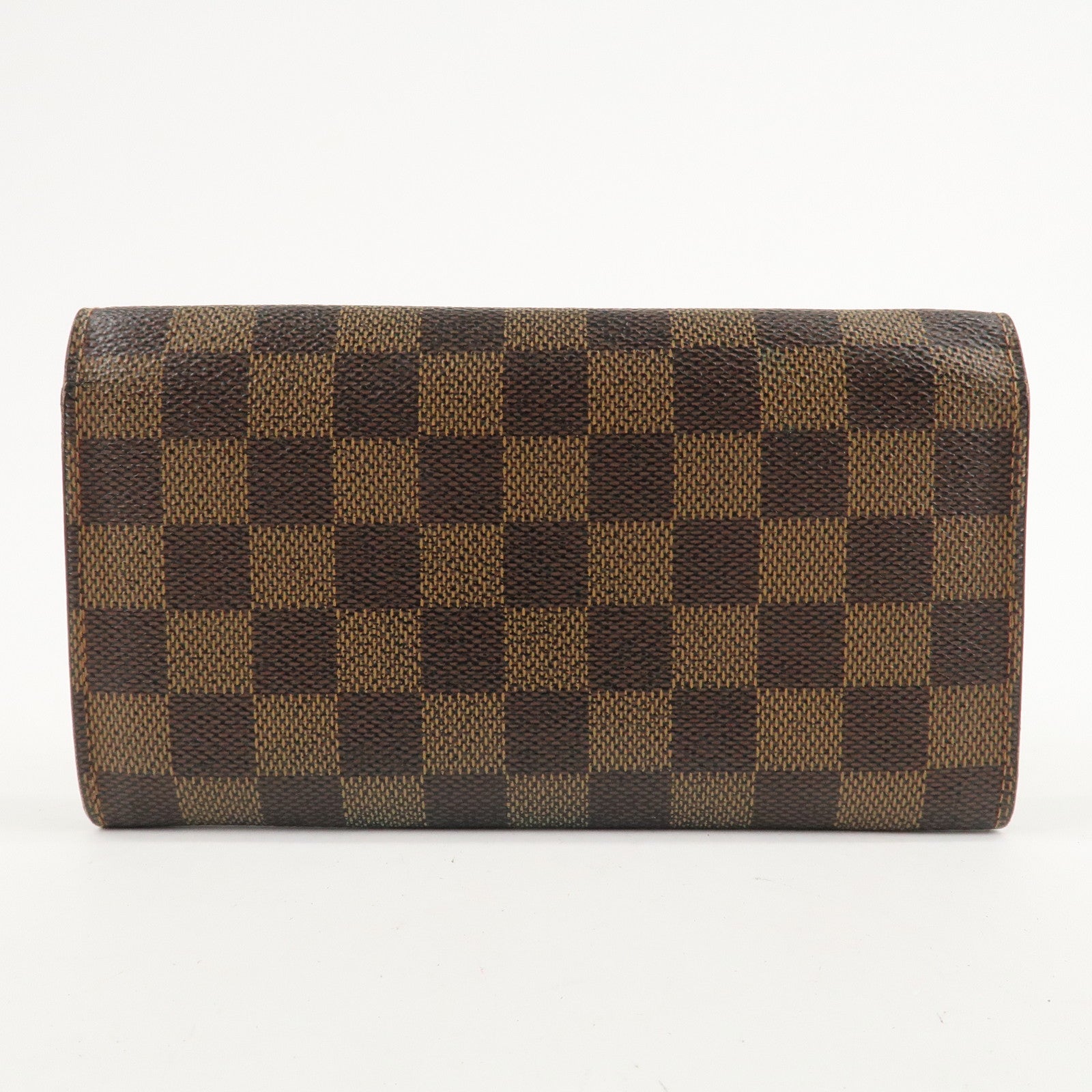 Louis Vuitton Damier Porte Monnaie Cult Credit Long Wallet N61724 Used