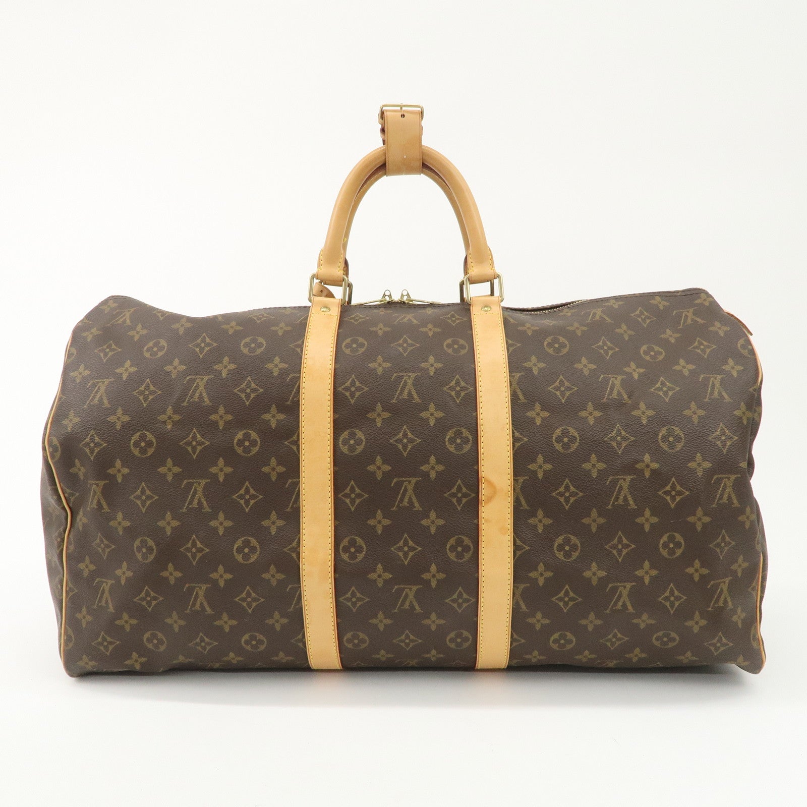 Louis Vuitton Monogram Keep All 55 Boston Bag Travel Bag M41424 Used