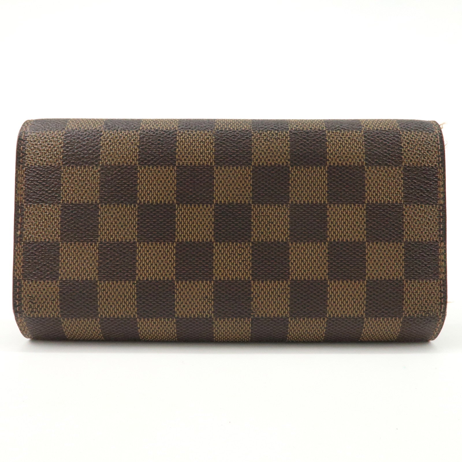 Louis vuitton Damier Porte Tresor International Long Wallet N61215 Used
