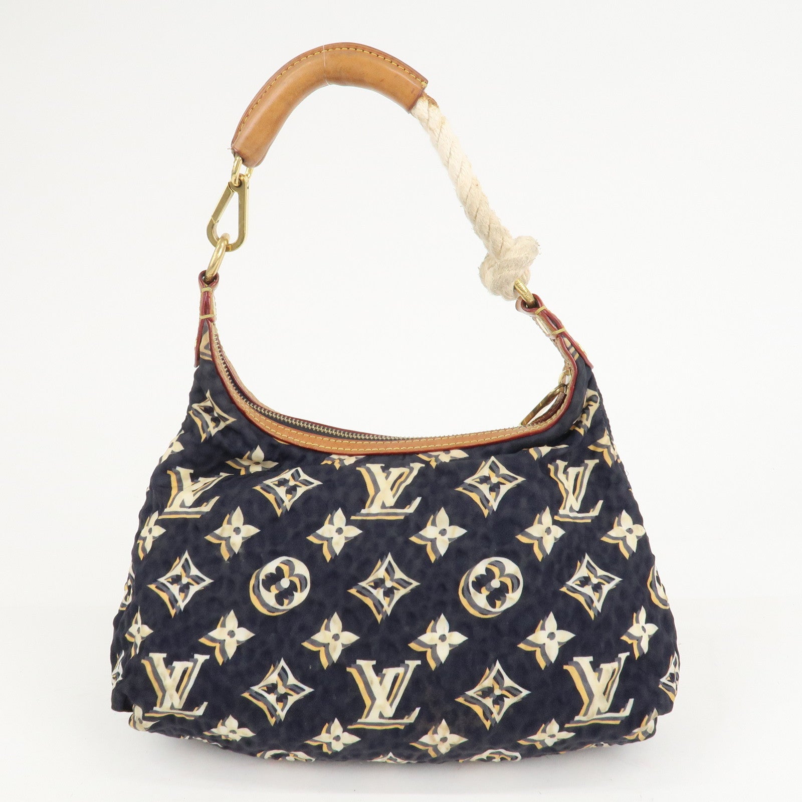 Louis Vuitton Cruise Line Marine Bulle PM Shoulder Bag Navy M40238 Used