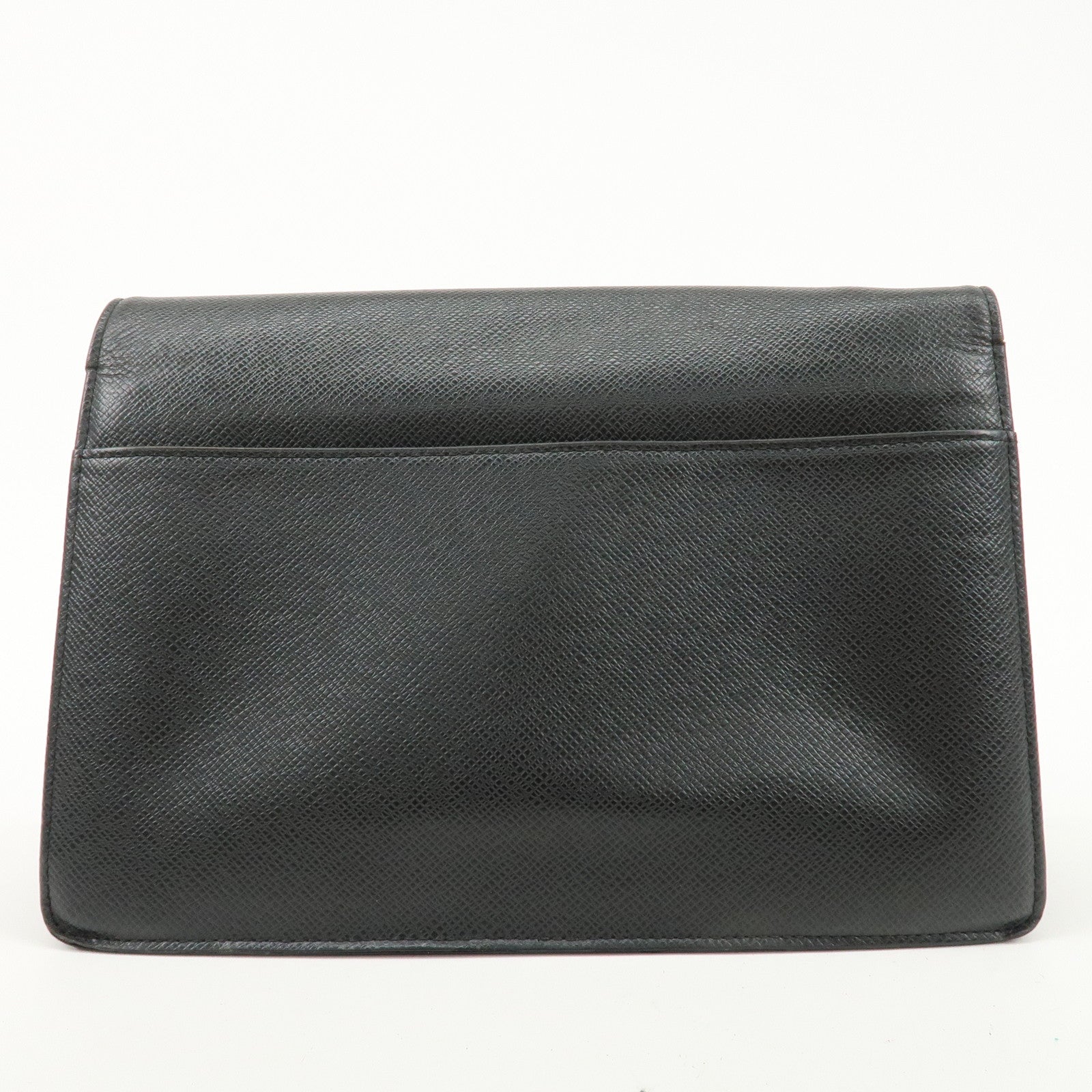 Louis Vuitton Taiga Selenga Clutch Bag Ardoise M30782 Used