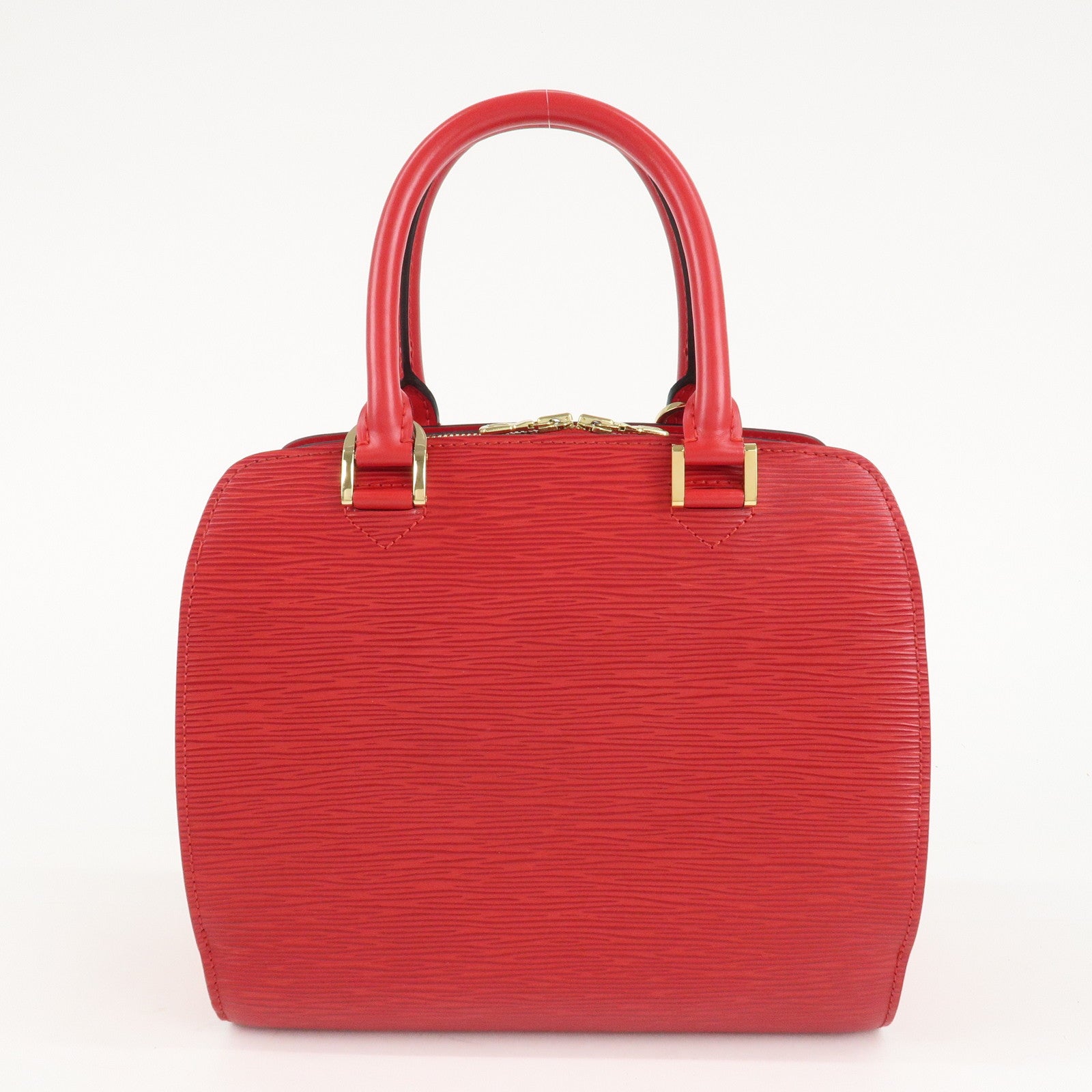 Louis Vuitton Epi Pont Neuf Hand Bag Castilian Red M52057 Used