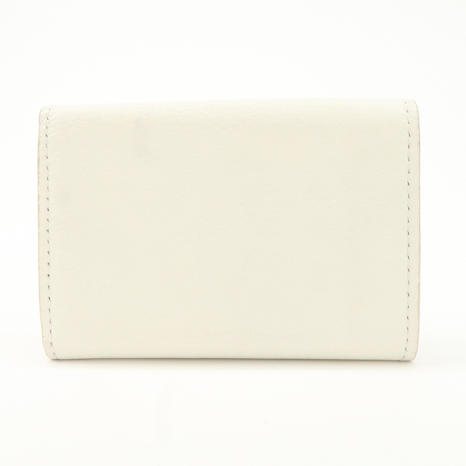 Louis Vuitton Portefeuille Lock Mini Wallet White M68482 Used