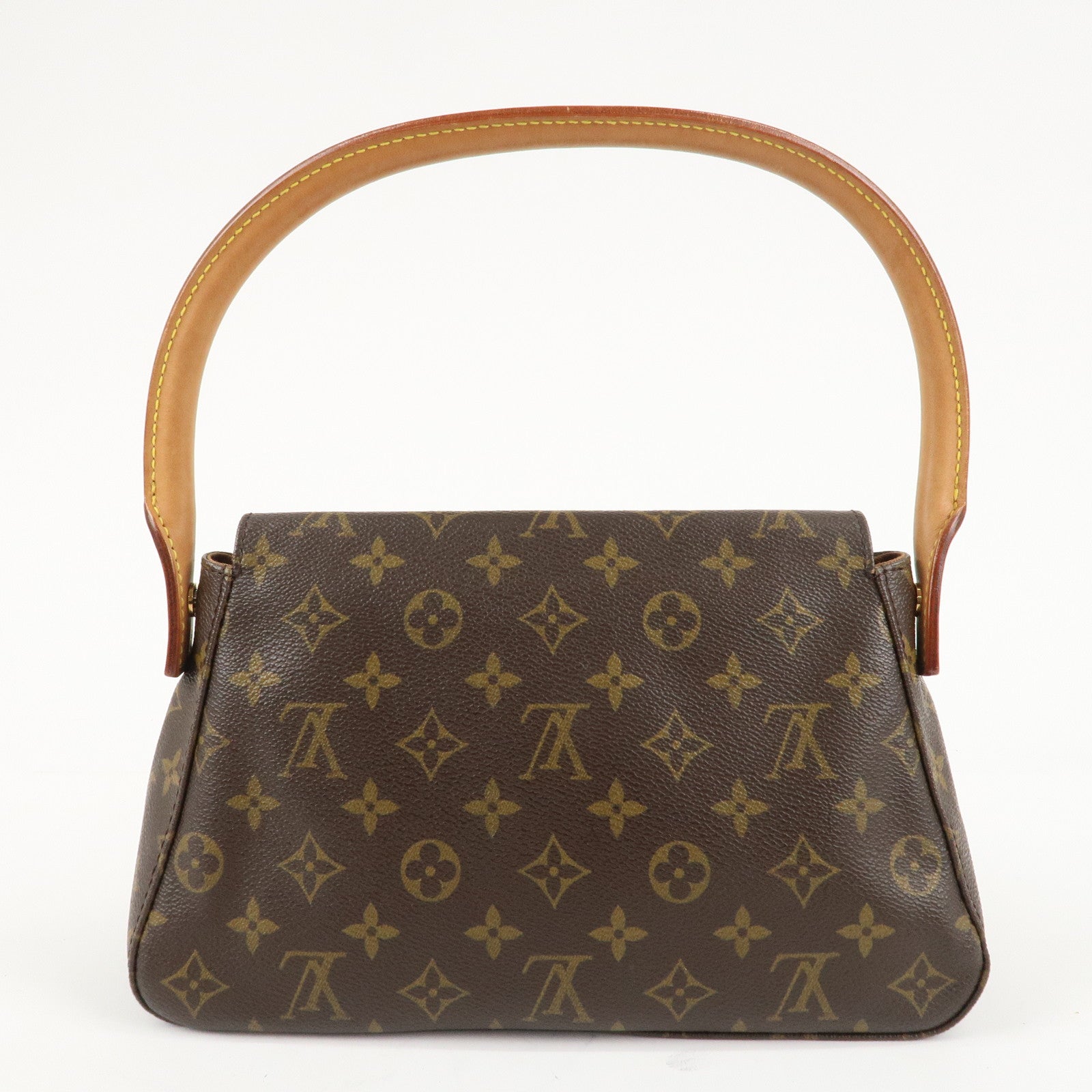 Louis Vuitton Monogram Mini Looping Shoulder Bag Hand Bag M51147 Used