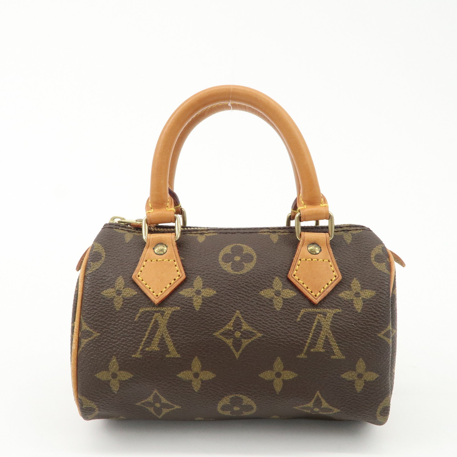 Louis Vuitton Monogram Mini Speedy & Strap Brown M41534 Used