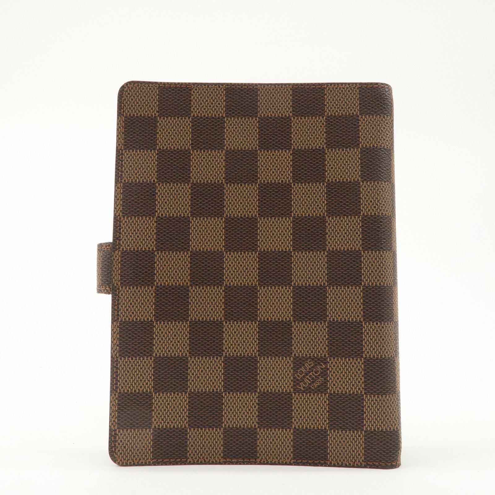 Louis Vuitton Damier Agenda MM Planner Cover Brown R20240 Used