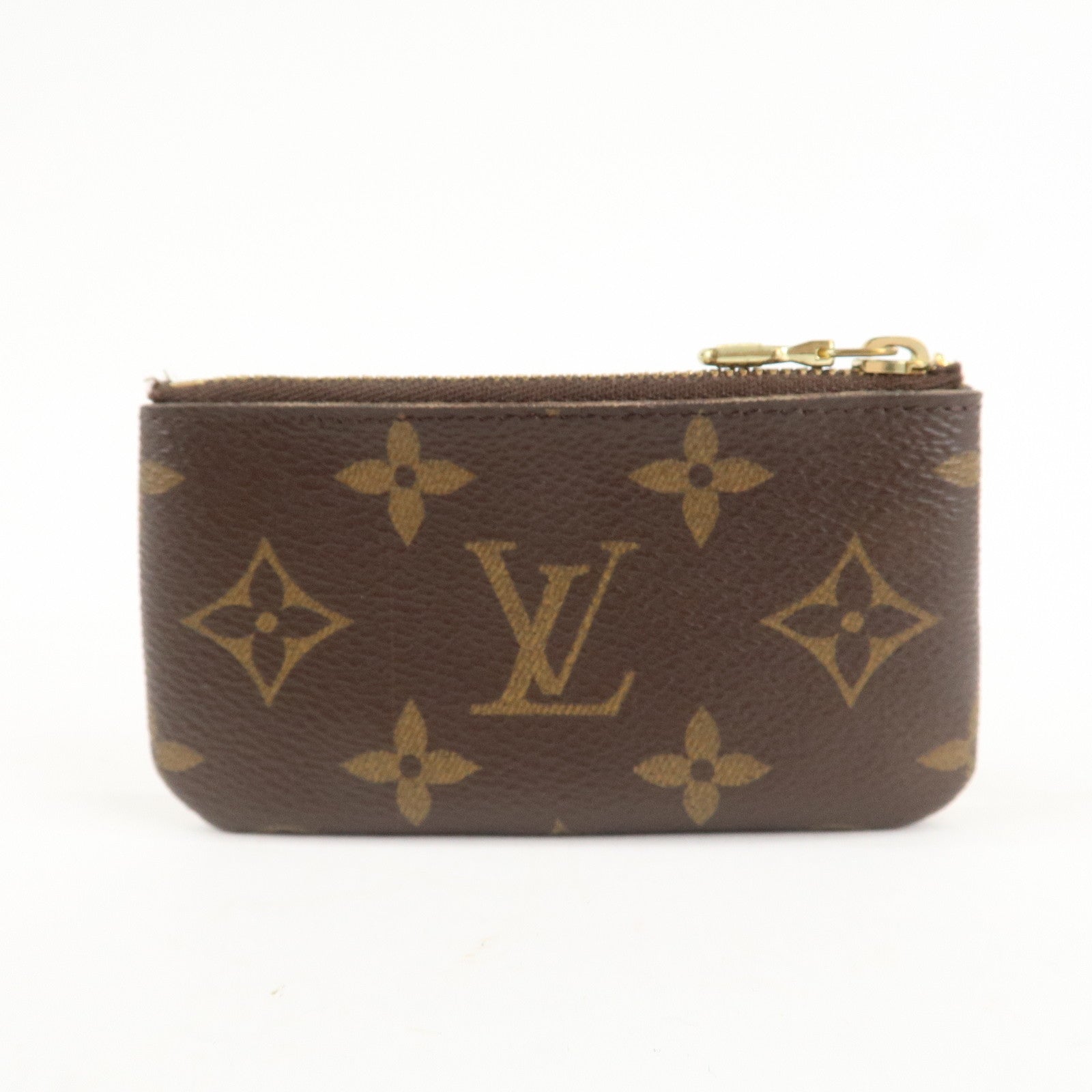 Louis Vuitton Monogram Pochette Cles Coin Case Key Case M62650 Used