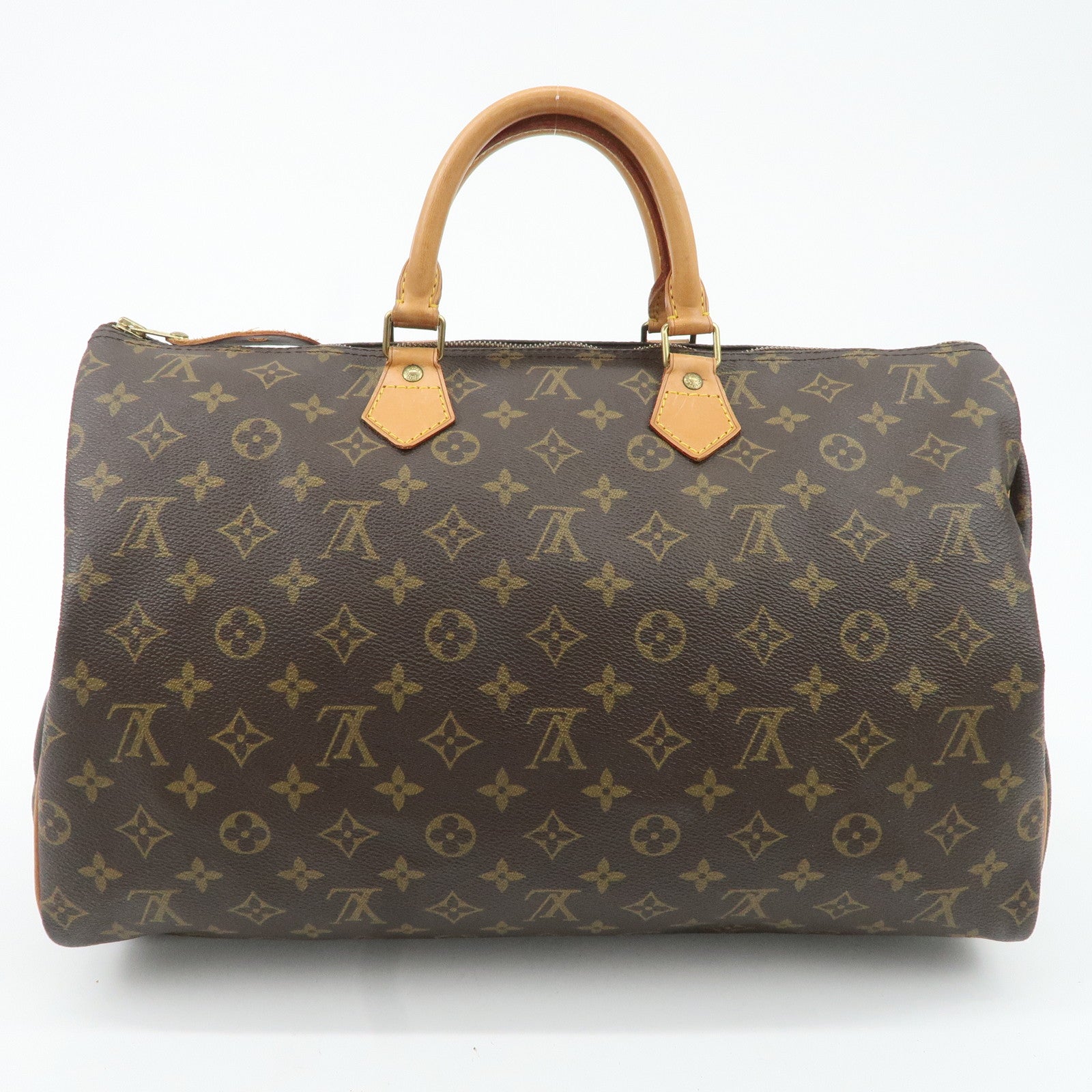 Louis Vuitton Monogram Speedy 40 Hand Bag Boston Bag M41522 Used
