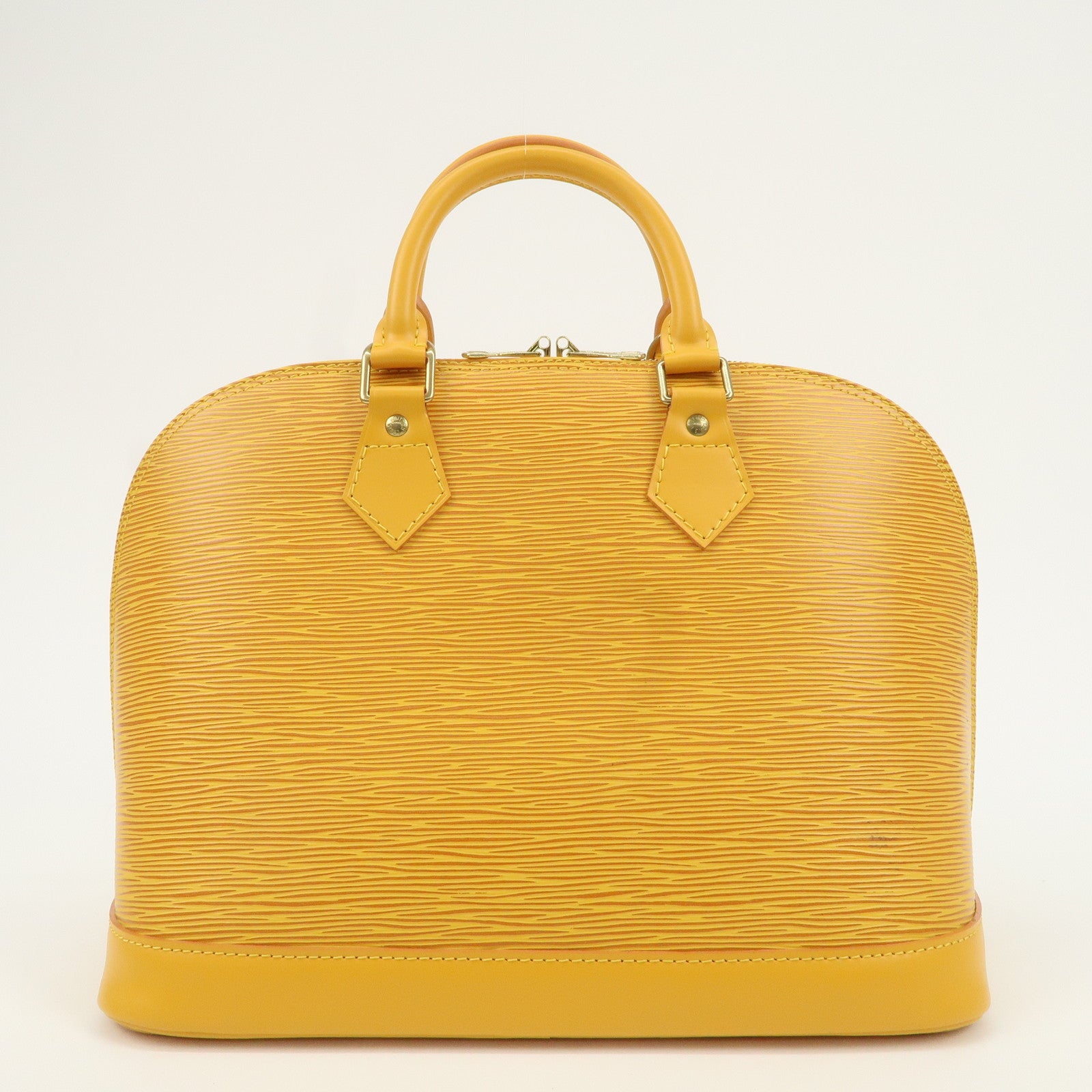 Louis Vuitton Epi Alma PM Hand Bag Tassili Yellow M52149 Used
