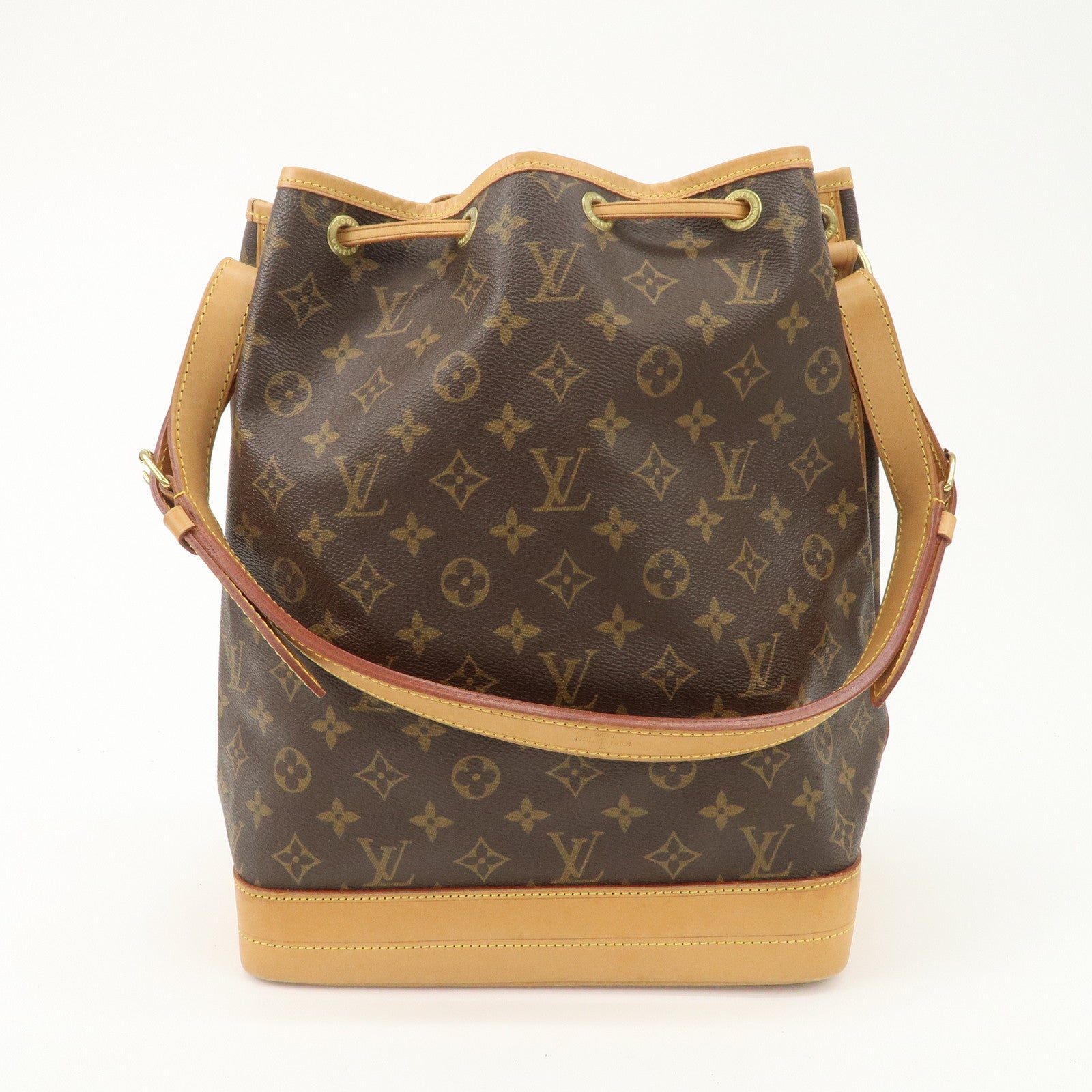 Louis Vuitton Monogram Noe Shoulder Bag Hand Bag Brown M42224 Used