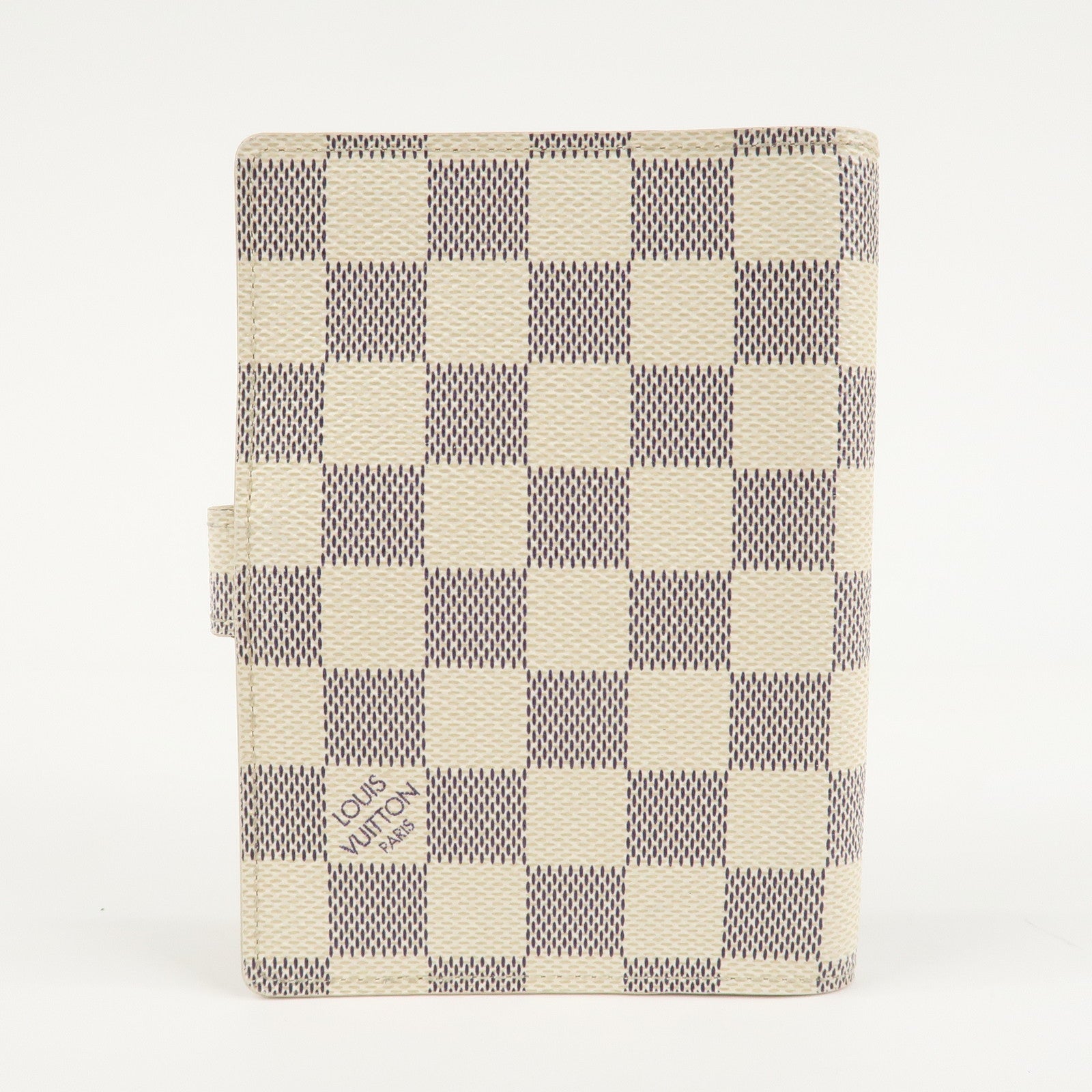 Louis Vuitton Damier Azur Agenda PM Planner Cover R20706 Used