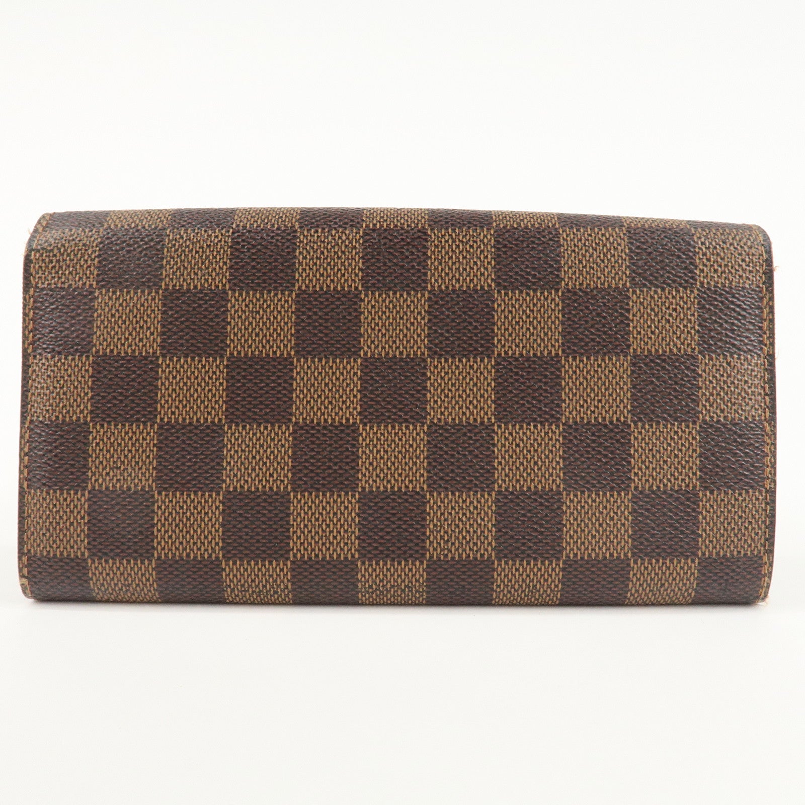 Louis Vuitton Damier Porte Monnaie Credit Long Wallet N61725 Used
