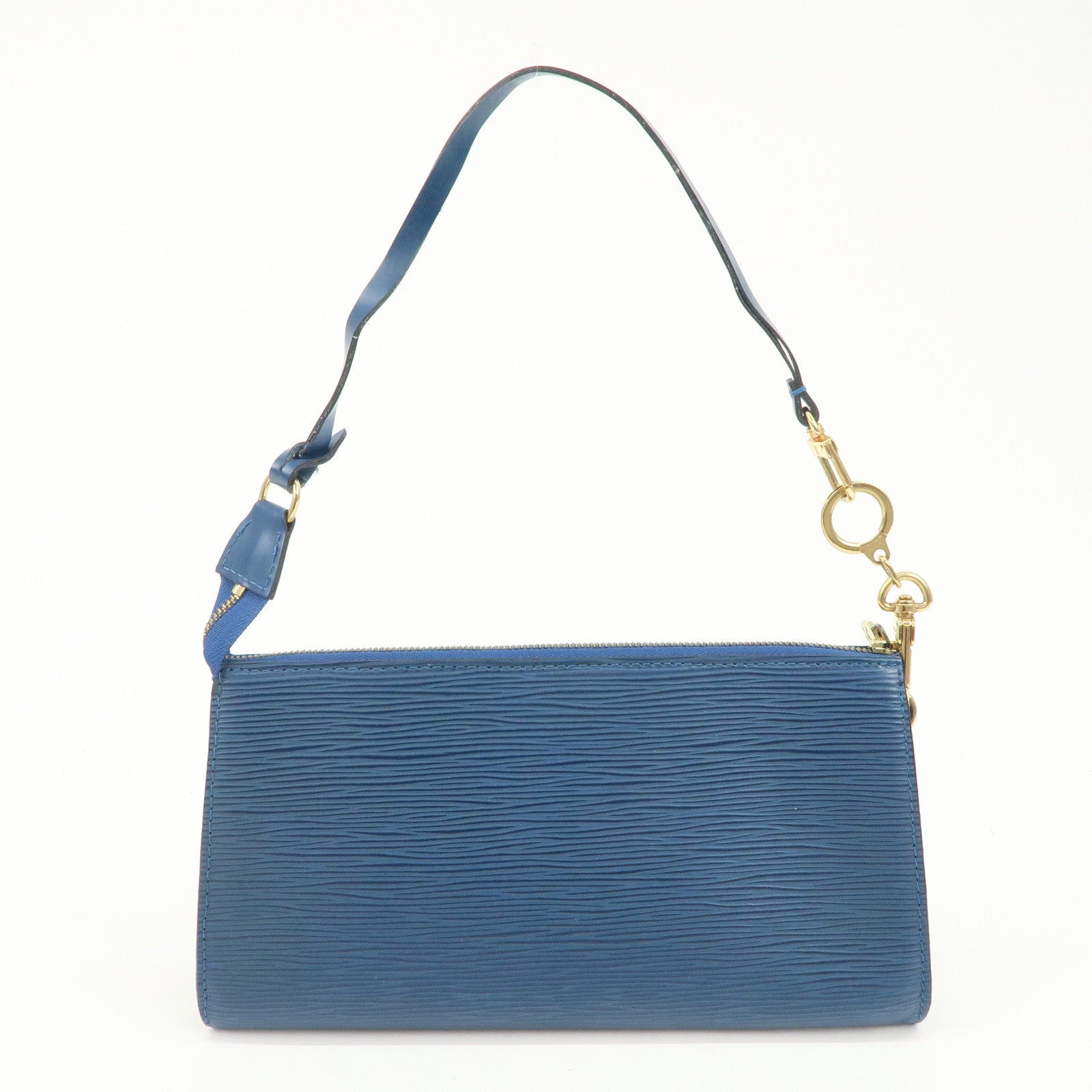Louis Vuitton Epi Pochette Accessoires Hand Bag Toledo Blue M52947 Used