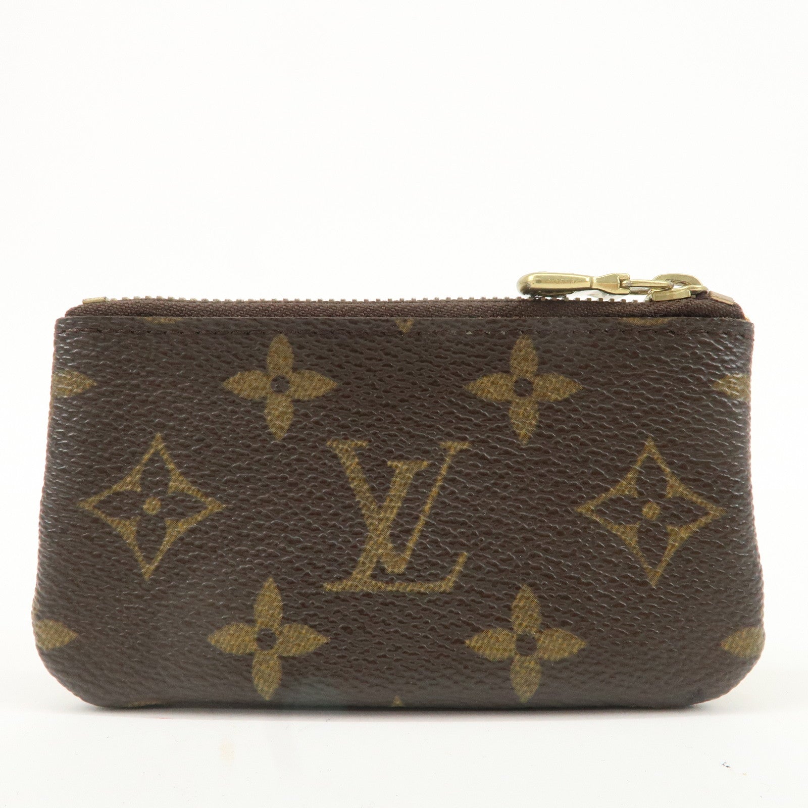 Louis Vuitton Monogram Pochette Cles Coin & Key Case M62650 Used