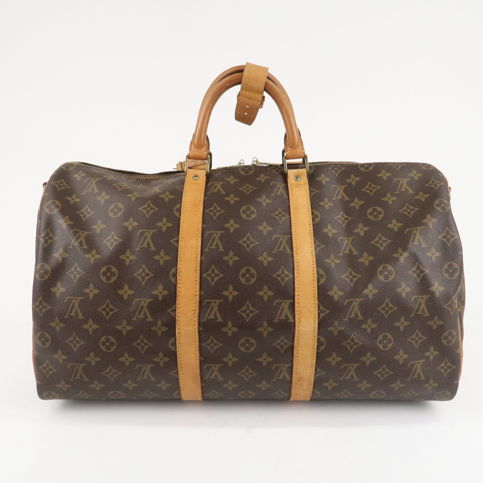 Louis Vuitton Monogram Keep All Bandouliere 50 Boston Bag M41416 Used