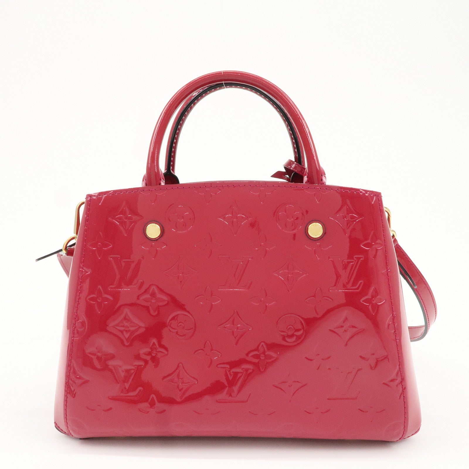 Louis Vuitton Monogram Vernis Montaigne BB Hand Bag M50172 Used