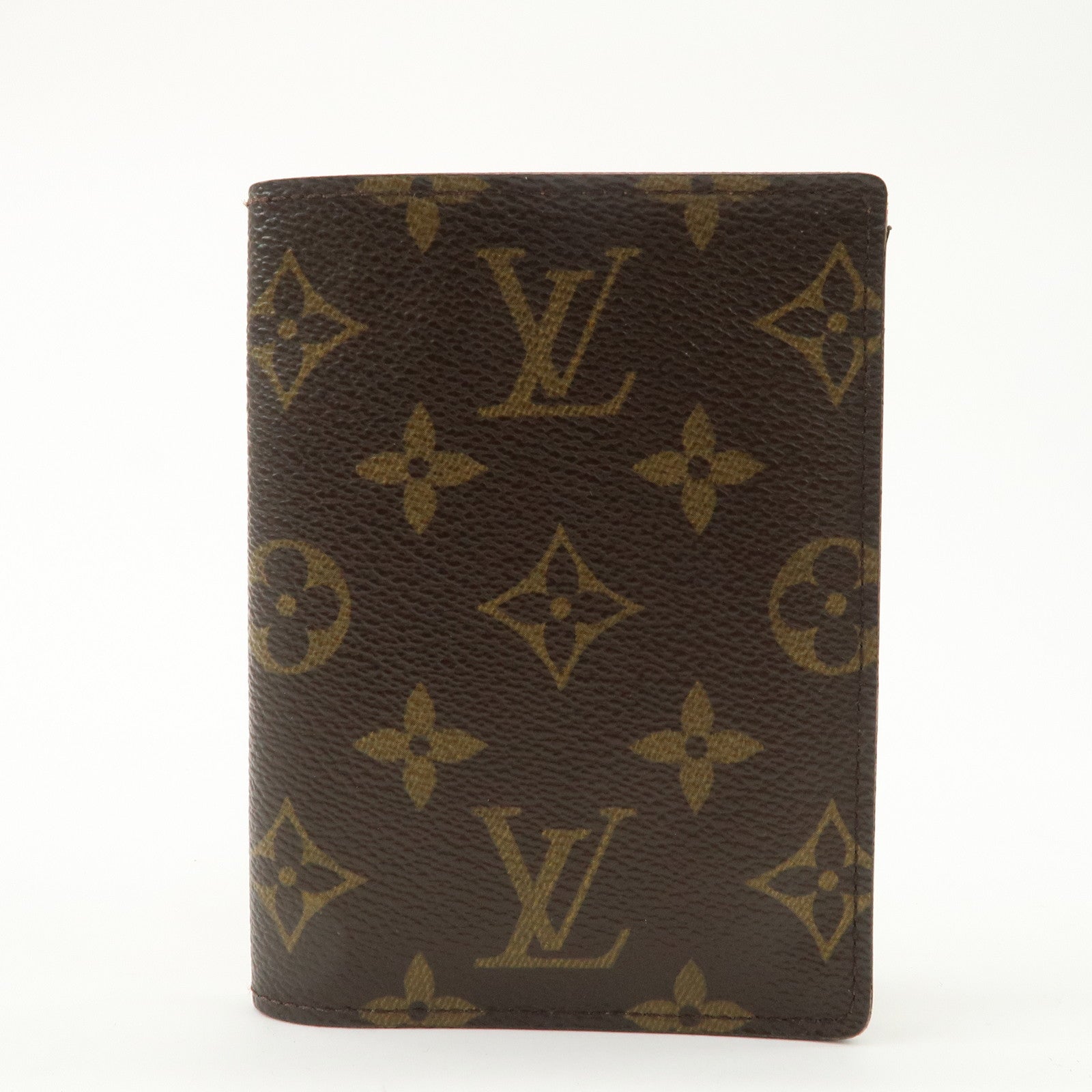 Louis Vuitton Monogram Tri- Fold Card Case Brown M61731 Used